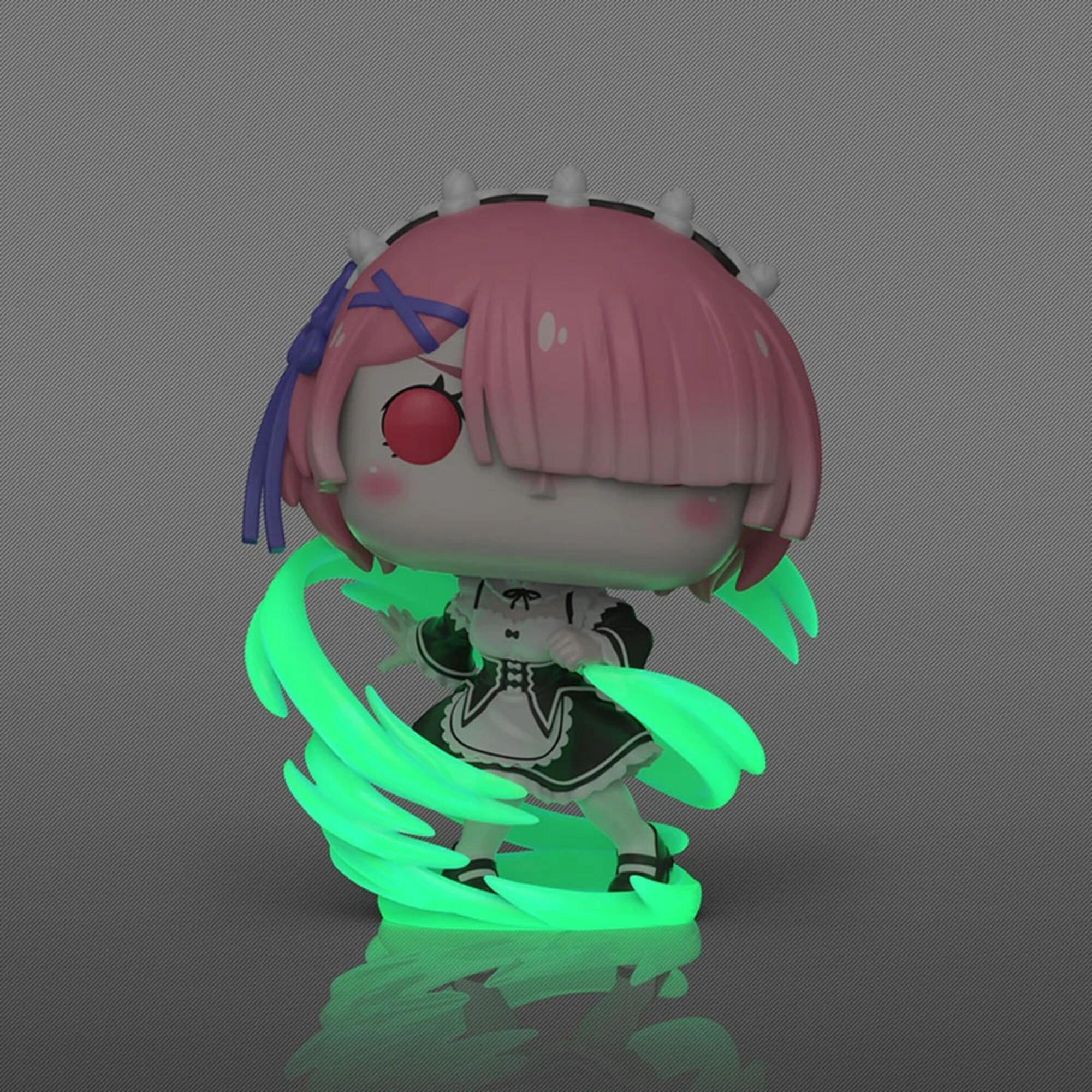 3 Re:ZERO - Ram (Wind Magic) Glow Pop! Vinyl Figure, 3 of 3