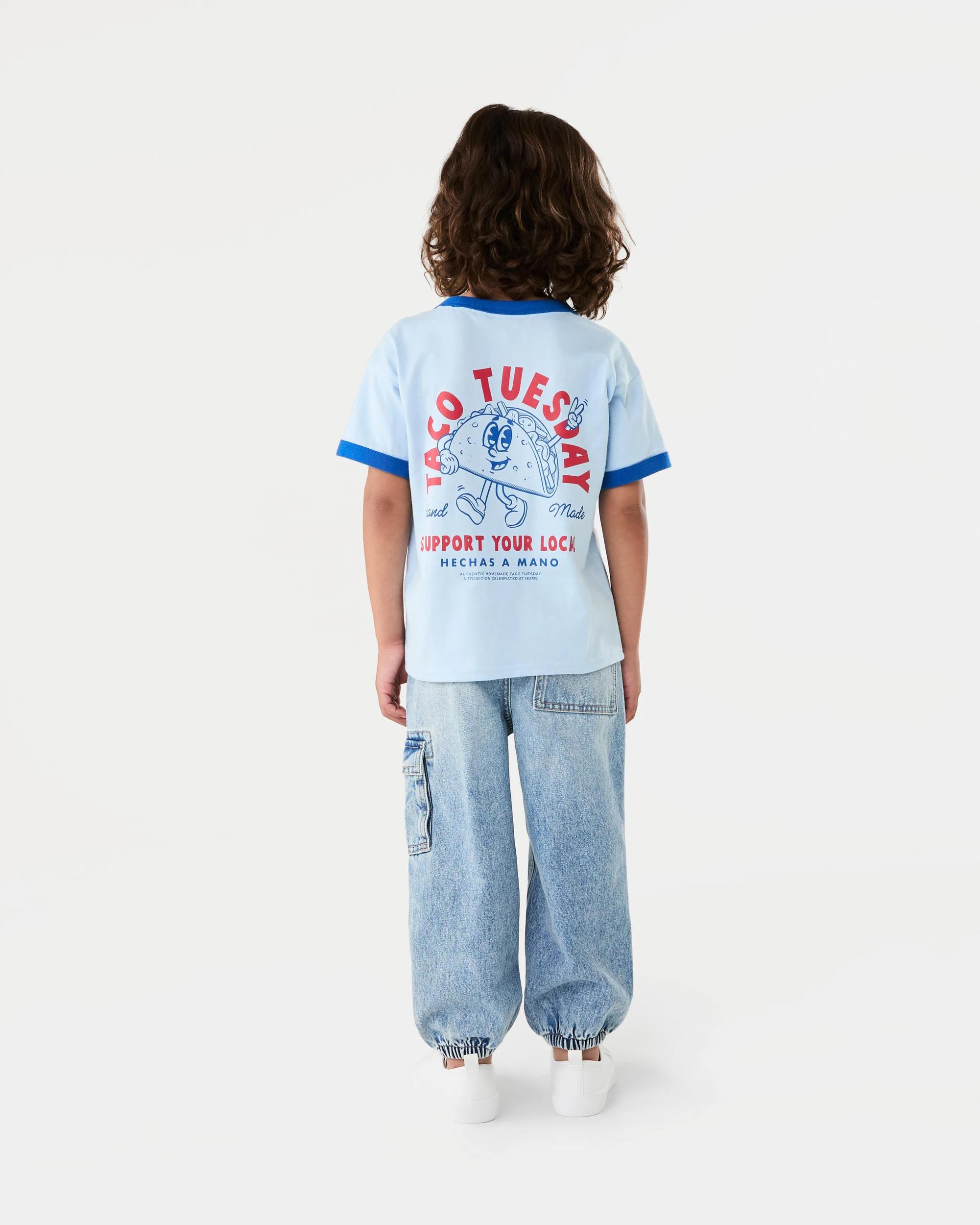 8 Chest Print T-shirt Blu Food, 8 of 8