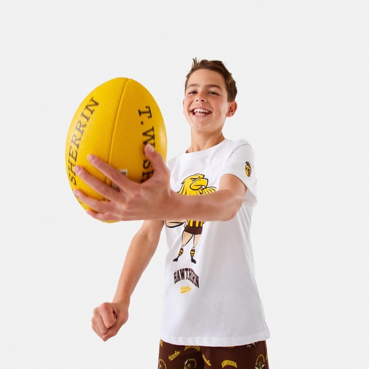 1 Active Kids AFL Pyjama Set Hawthorn, 1 of 10