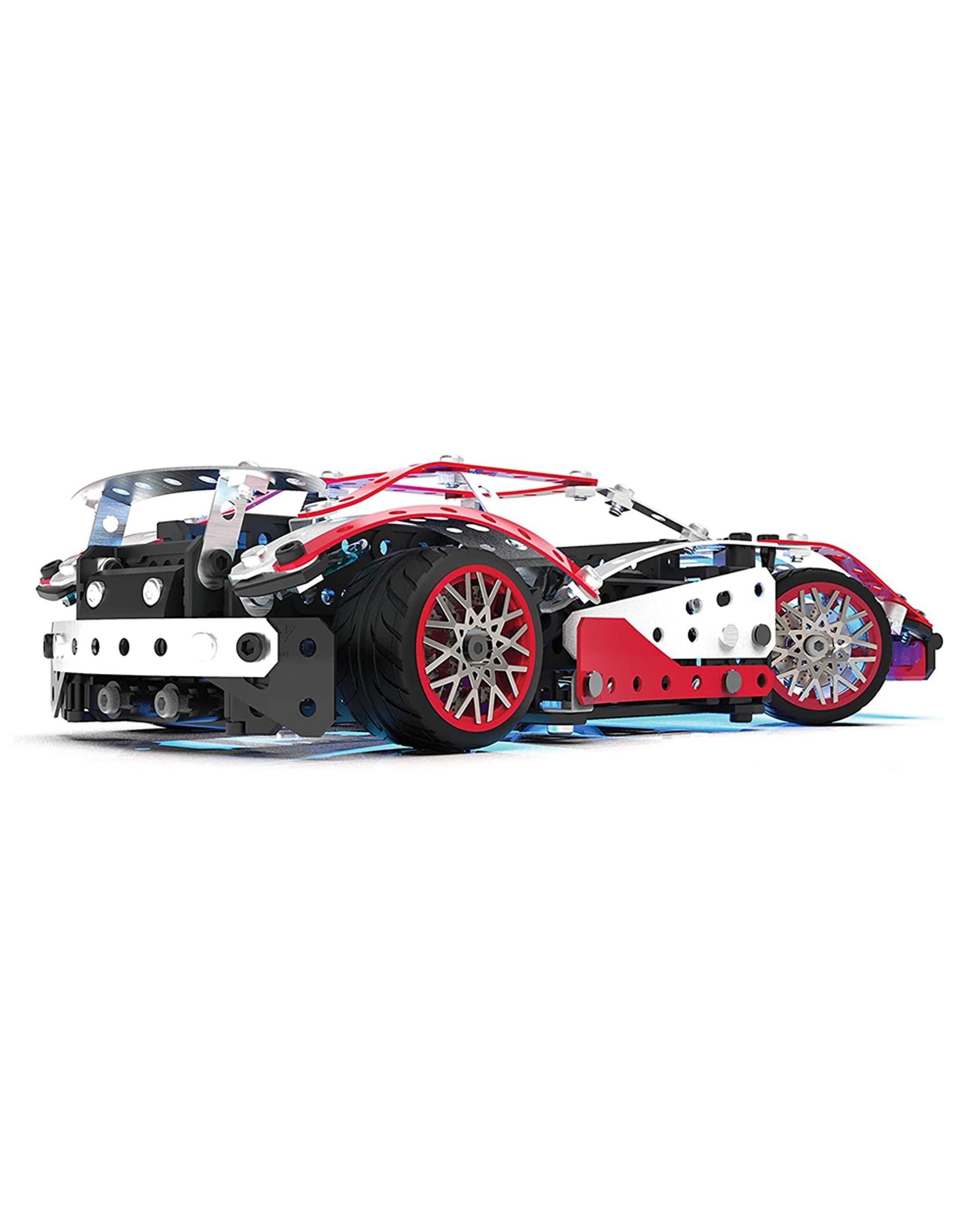 2 Meccano 25-in-1 Motorized Supercar STEM Model Building Kit, 2 of 4