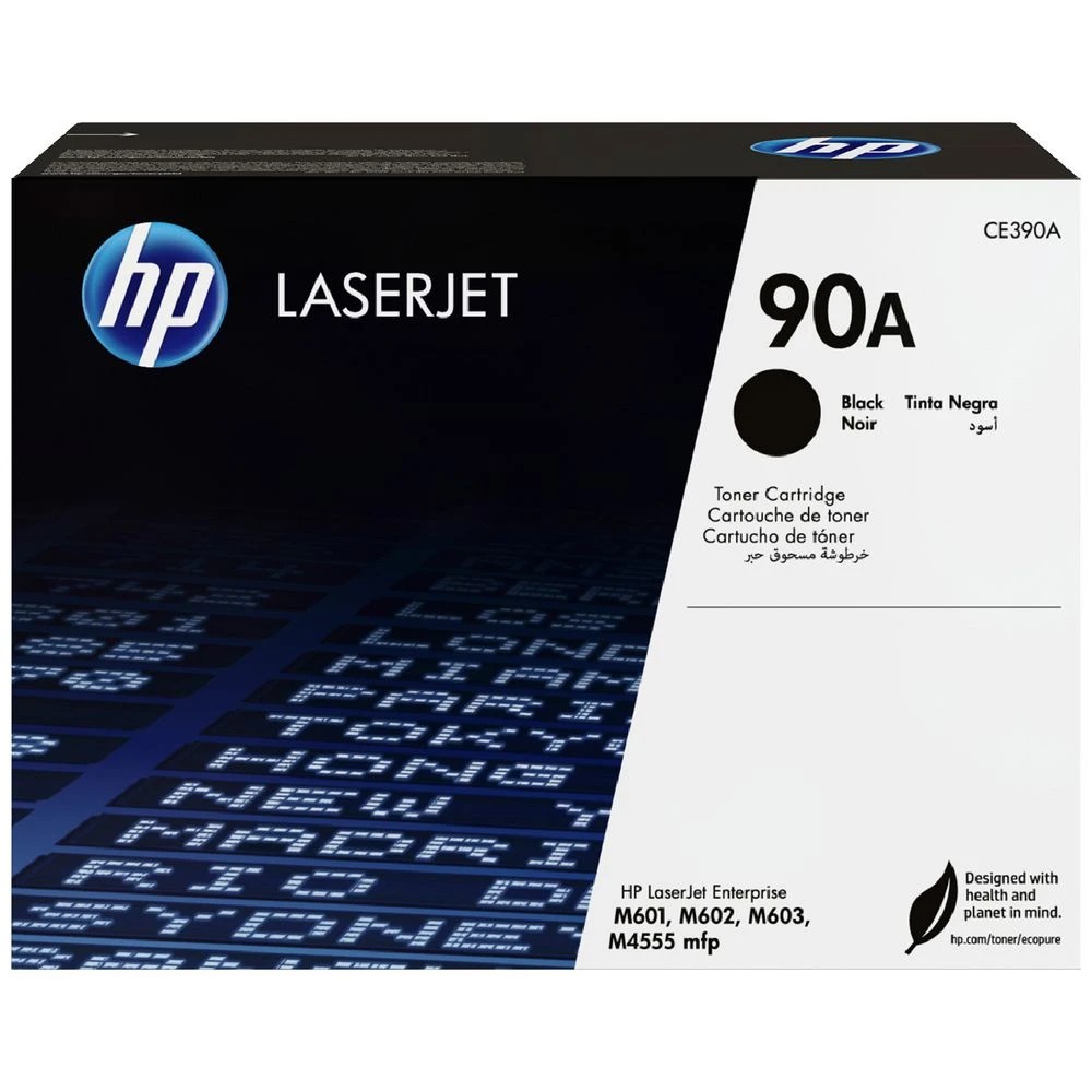 1 HP 90A LaserJet Toner Cartridge Black CE390A, 1 of 1