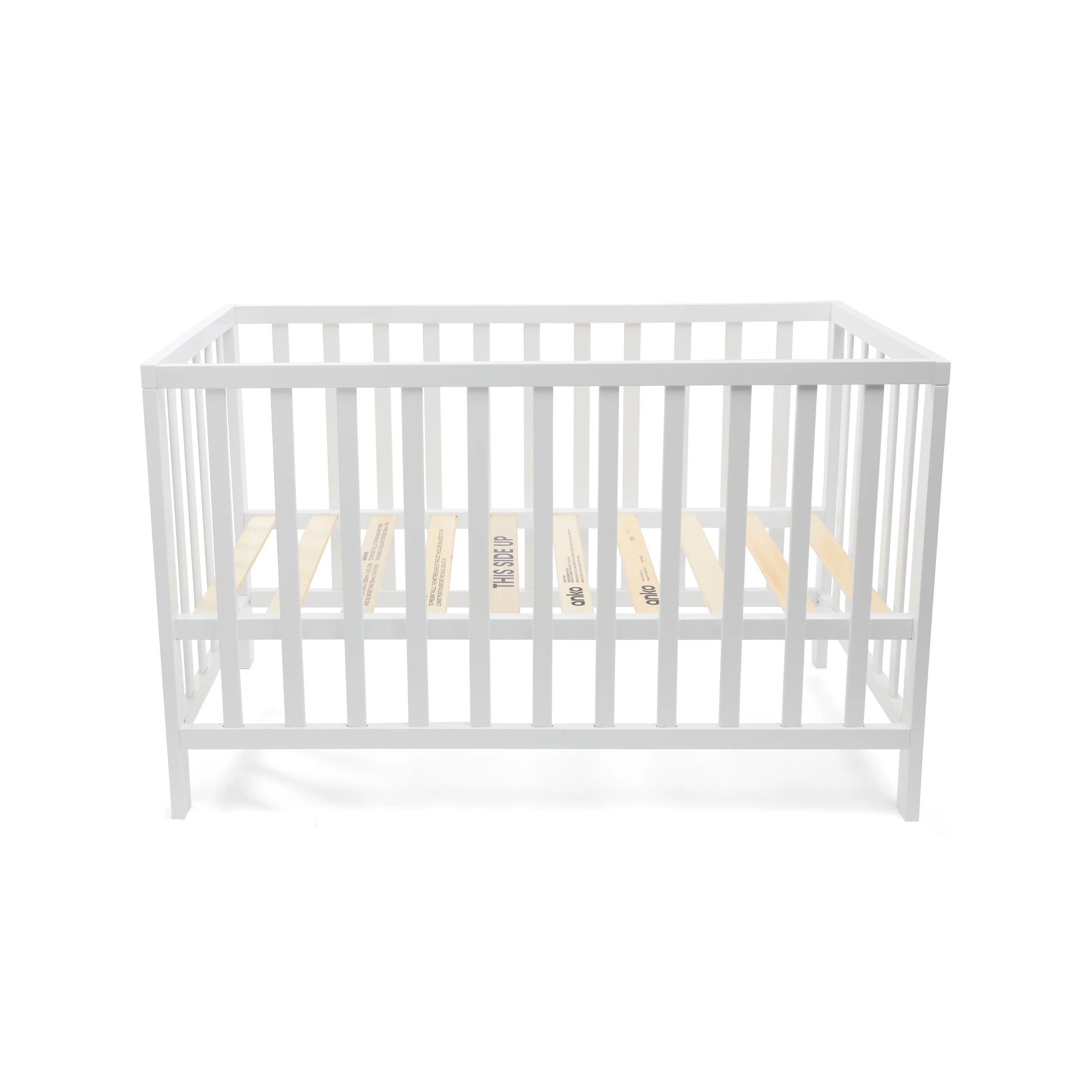 4 Anko Wooden Cot - White, 4 of 9