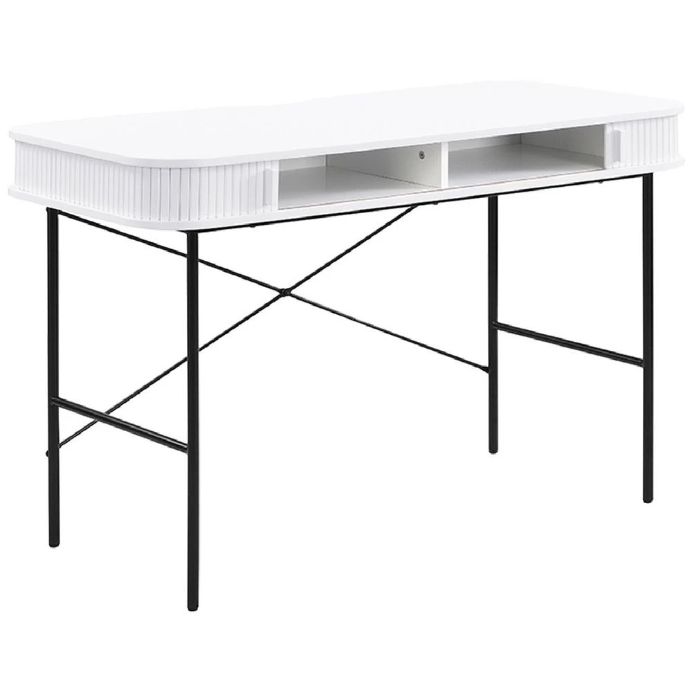 2 Otto Carlsson Sliding Door Desk White Desks, Tables and Workstations, 2 of 10