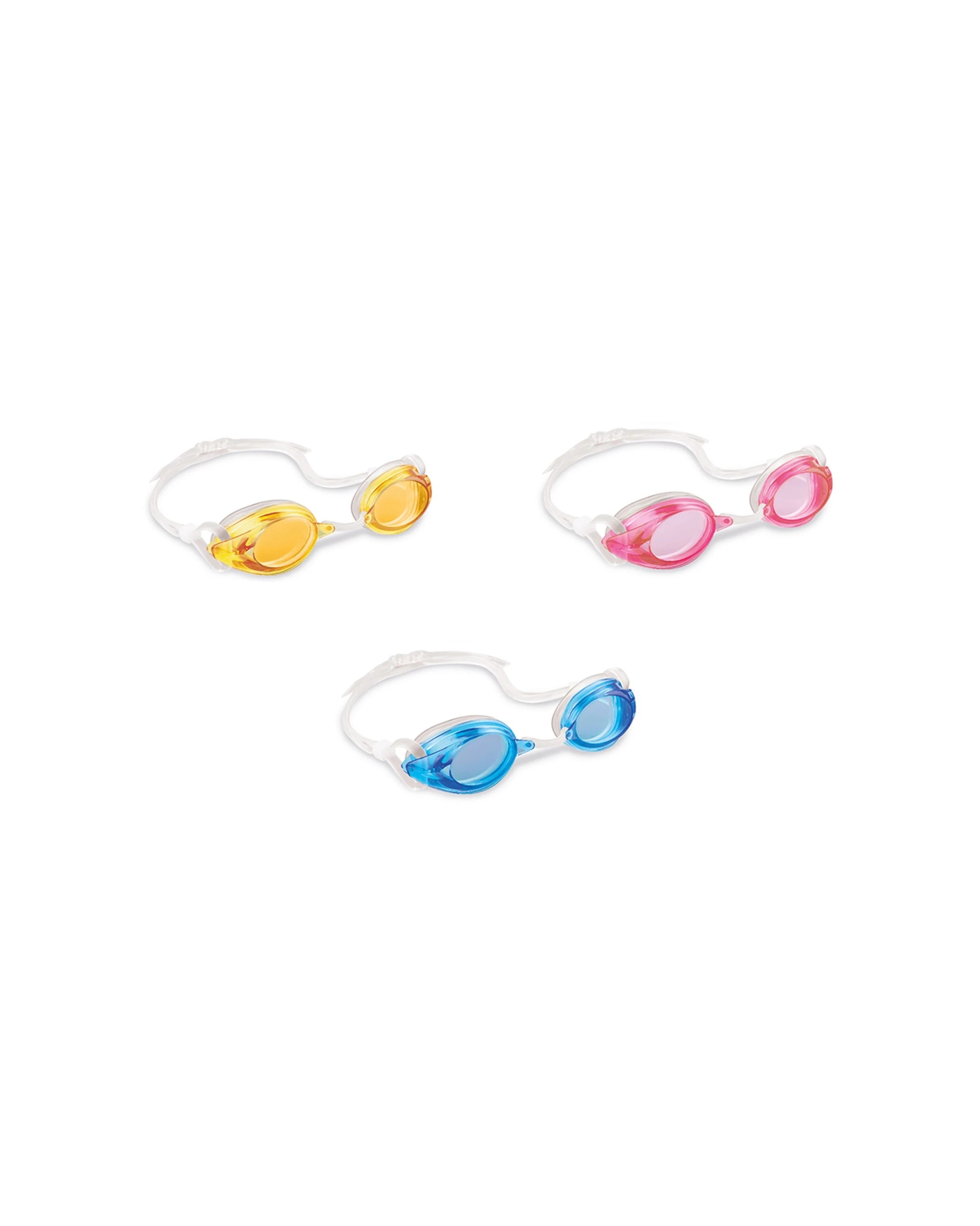 4 Intex AquaFlow Sport Relay Swimming Goggles 8y+, 4 of 8