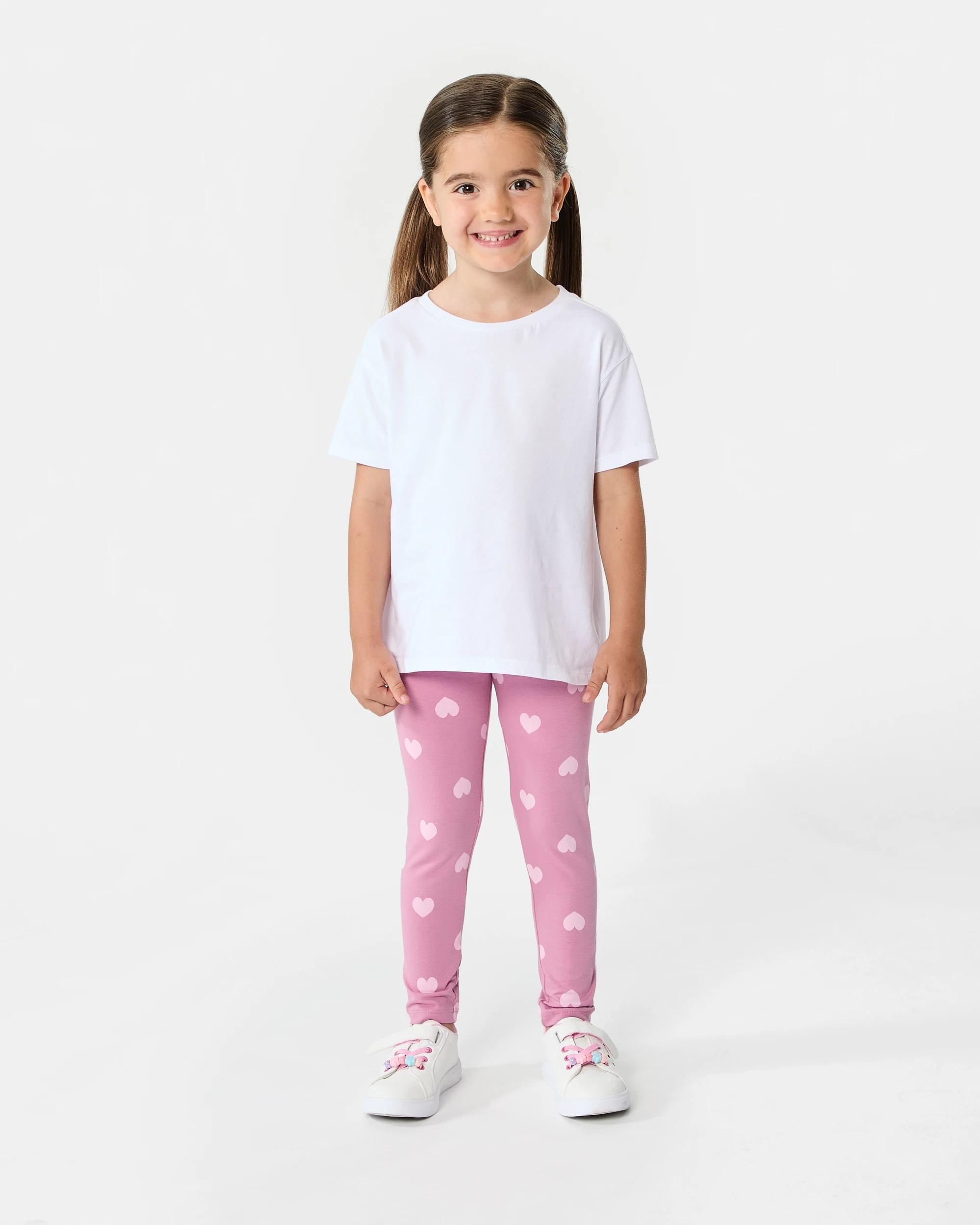 5 Leggings Pink Heart, 5 of 6