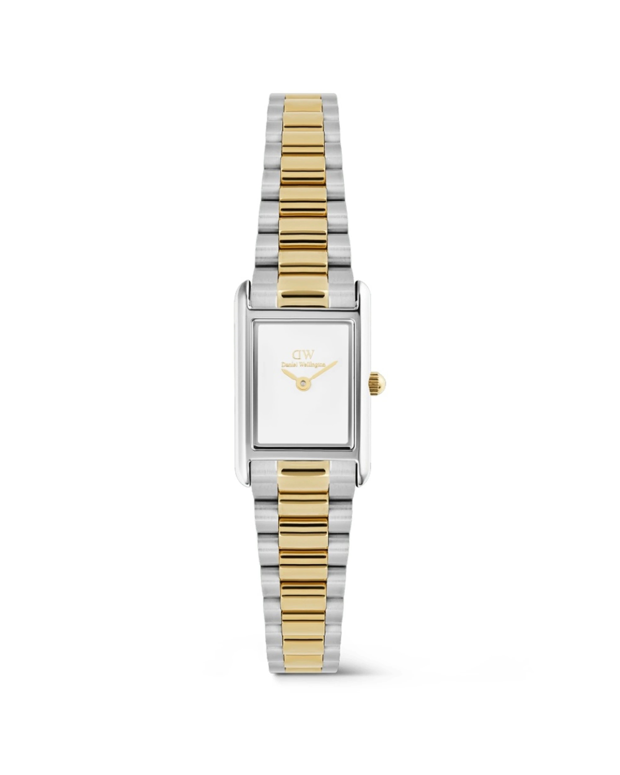 1 Daniel Wellington Bound Mini 3-Link Two-Tone Gold Silver Stainless Steel Watch 17x25.9mm, 1 of 5