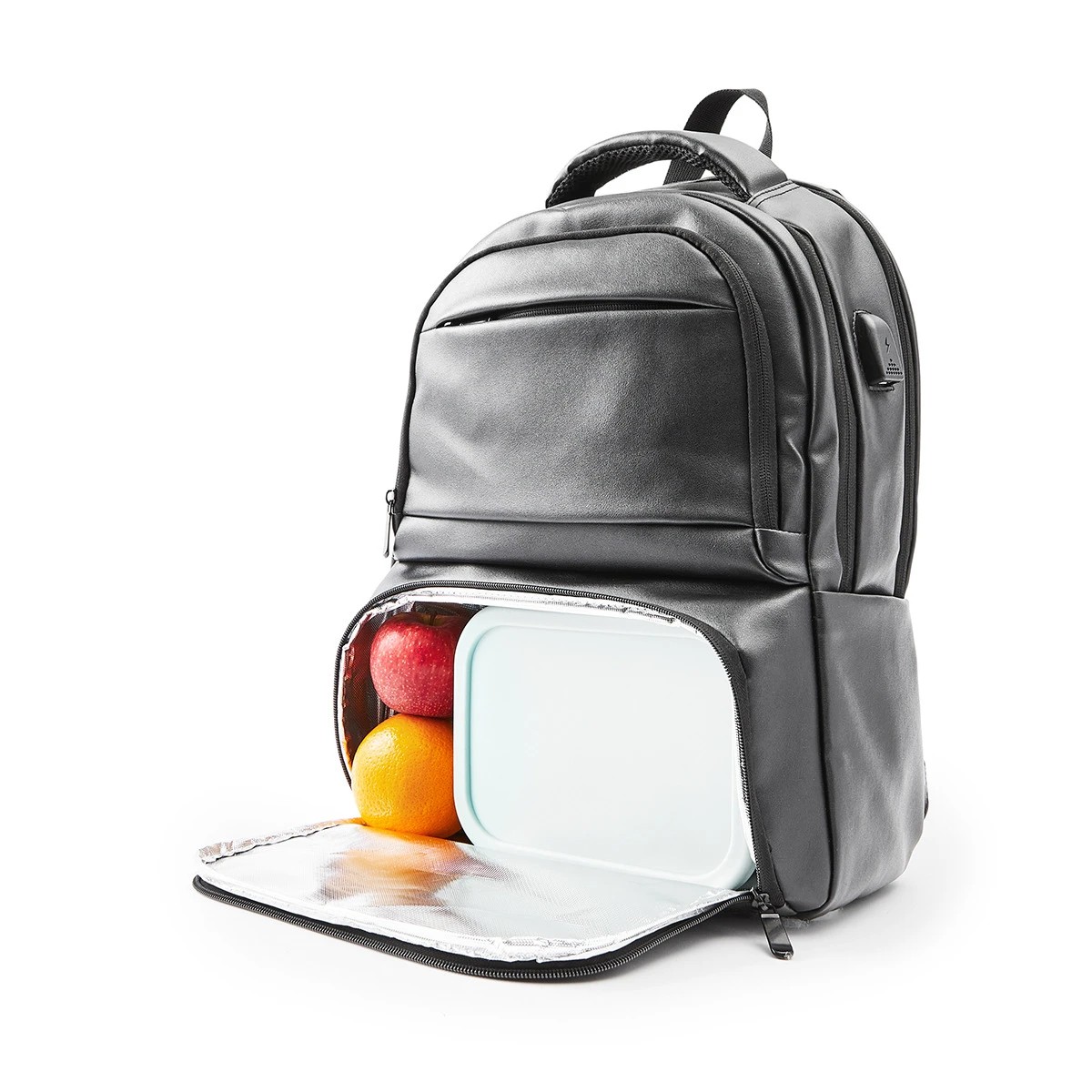 2 Commuter Insulated Backpack with USB - Black, 2 of 10