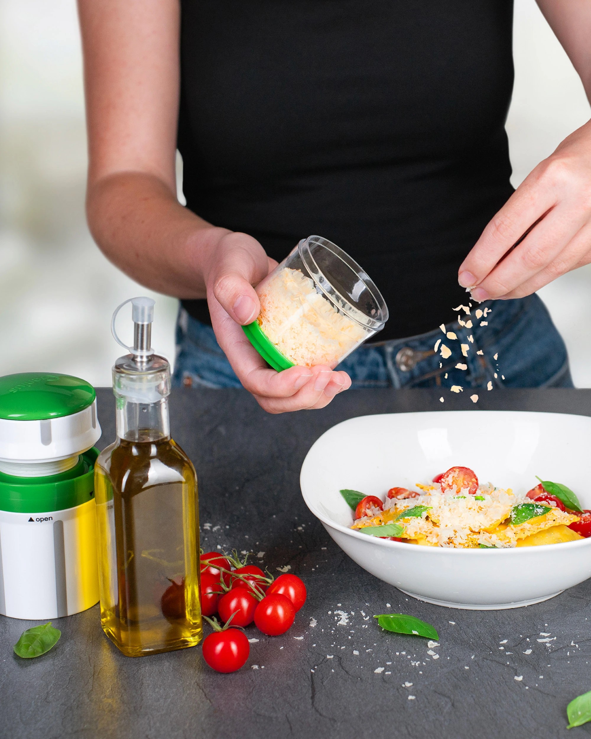 4 Nicer Dicer Maestro Compact Handheld 3-in-1 Grater and Slicer, 4 of 7