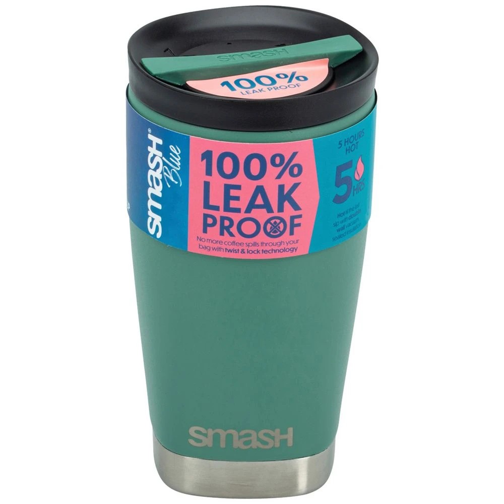 6 Smash Blue Stainless Steel Barista Buddy 350mL Sage, 6 of 7