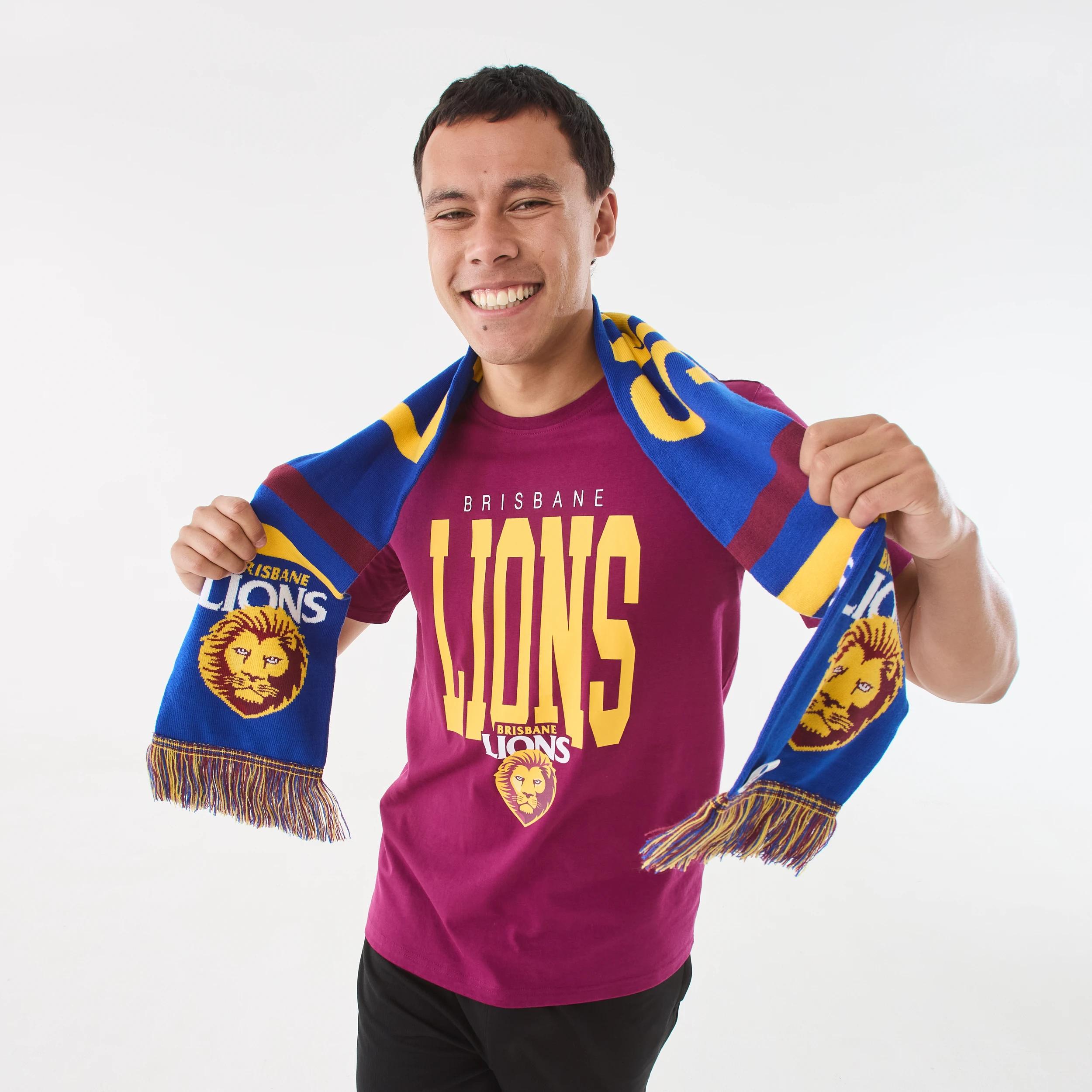 4 Official AFL Adult Scarf Brisbane, 4 of 4