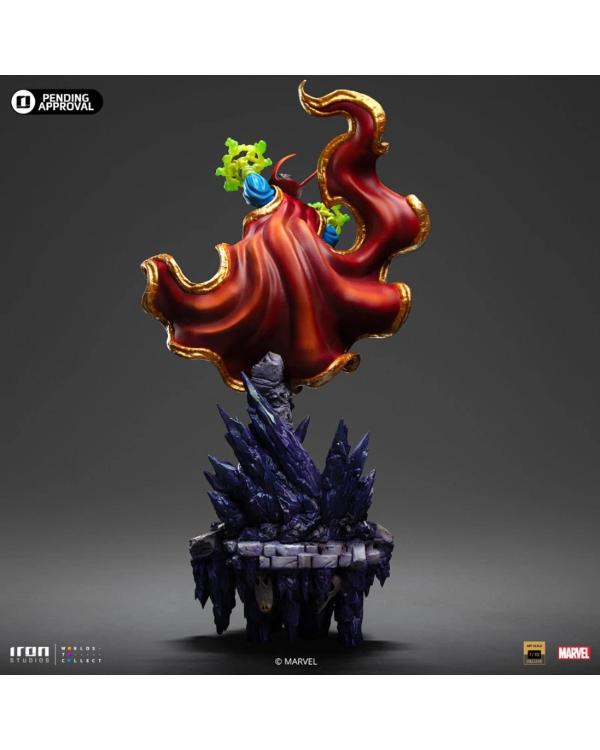 4 Iron Studios Marvel Avengers Diorama Series: Thanos Vs Avengers Dr Strange Deluxe 1:10 Scale Statue, 4 of 4