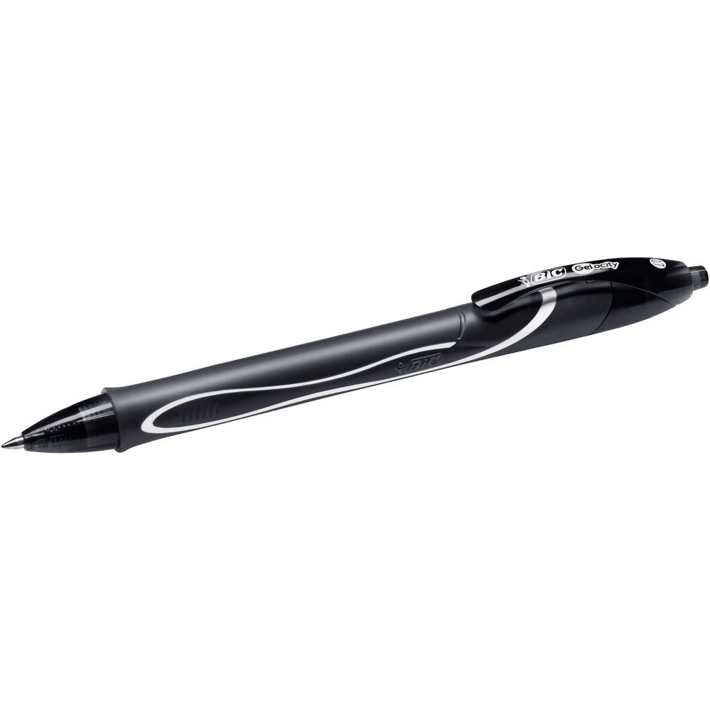 3 BIC Gelocity Quick Dry Retractable Gel Pen 0.7mm Black, 3 of 8