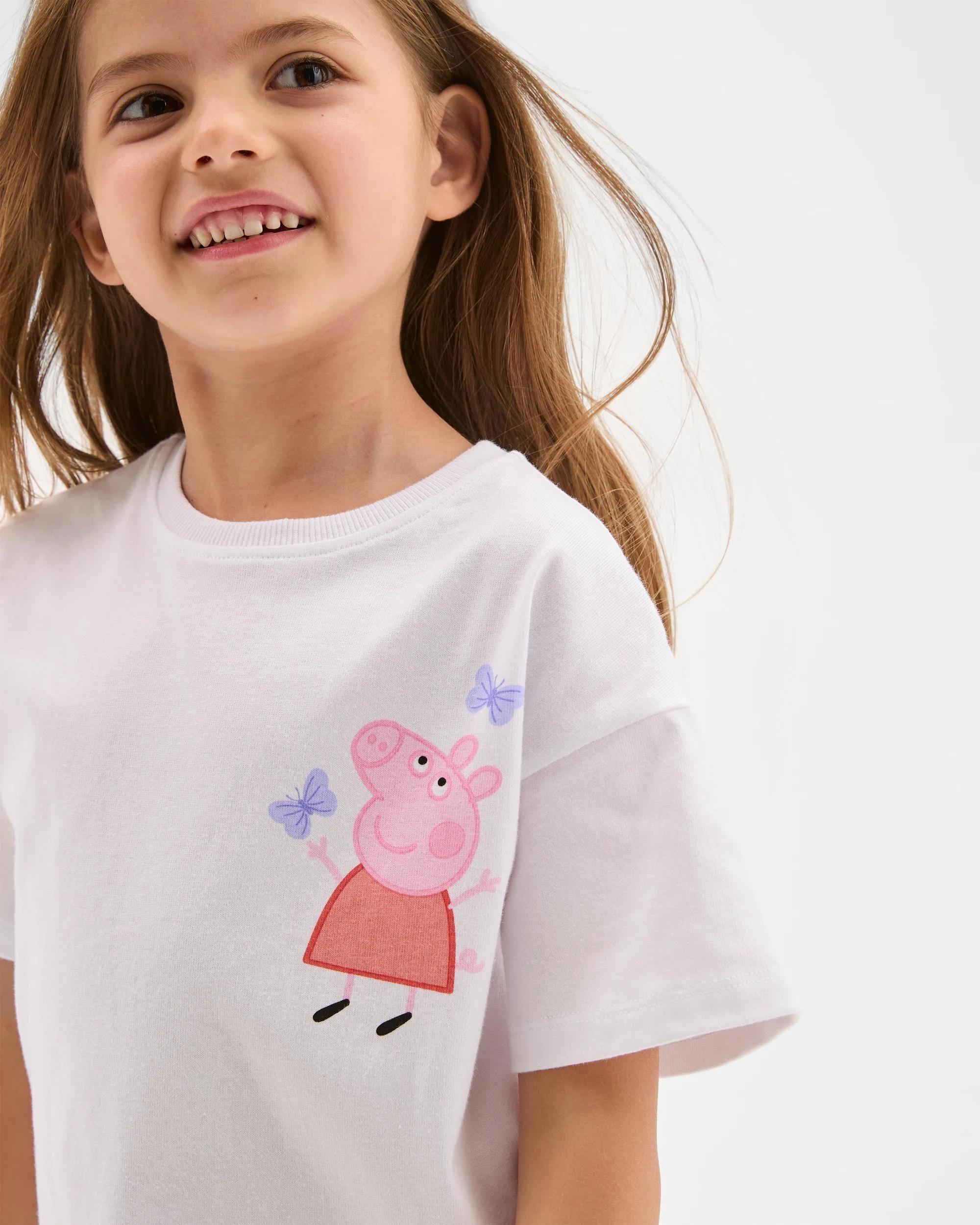 2 Peppa Pig Australian Cotton Top and Flare Pants Set , 2 of 7