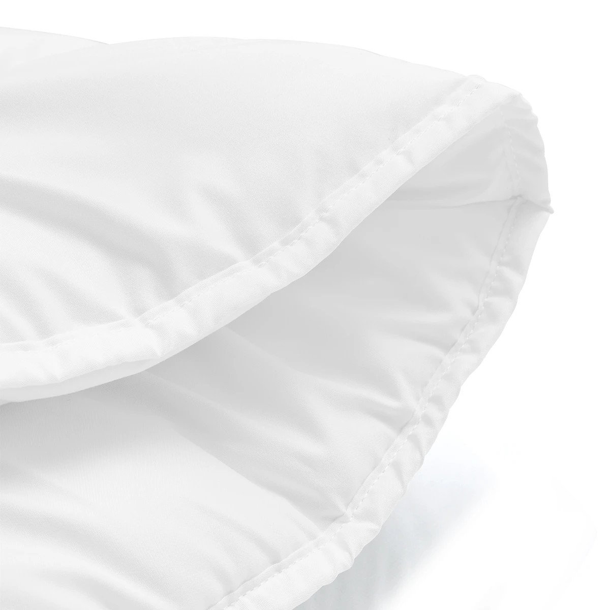 5 High Warmth Soft Comfort Quilt - Queen Bed, White, 5 of 6