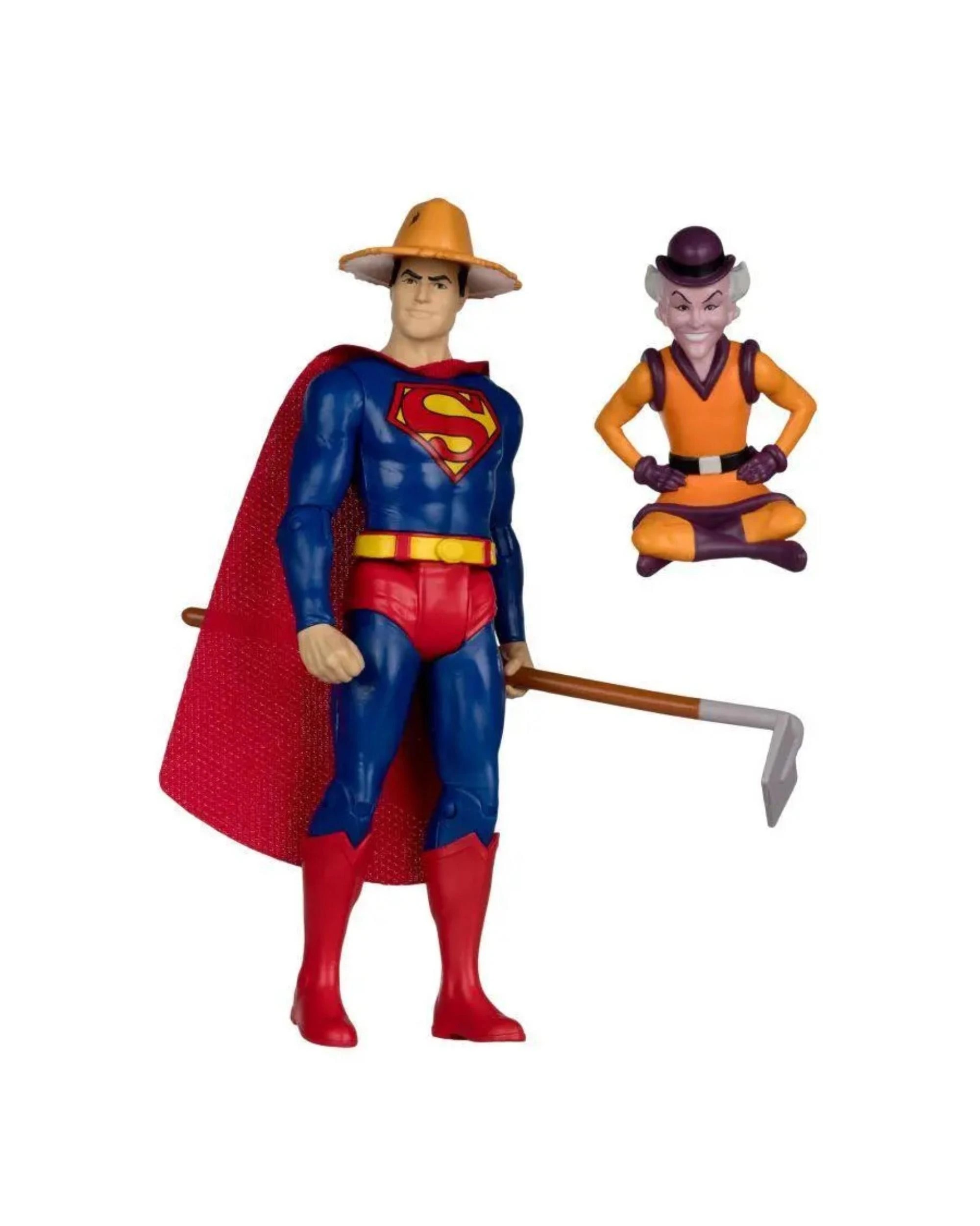 3 DC Comics Retro Super Friends Farmer Superman and Mr Mxyzptlk 6 inch Action Figure, 3 of 9