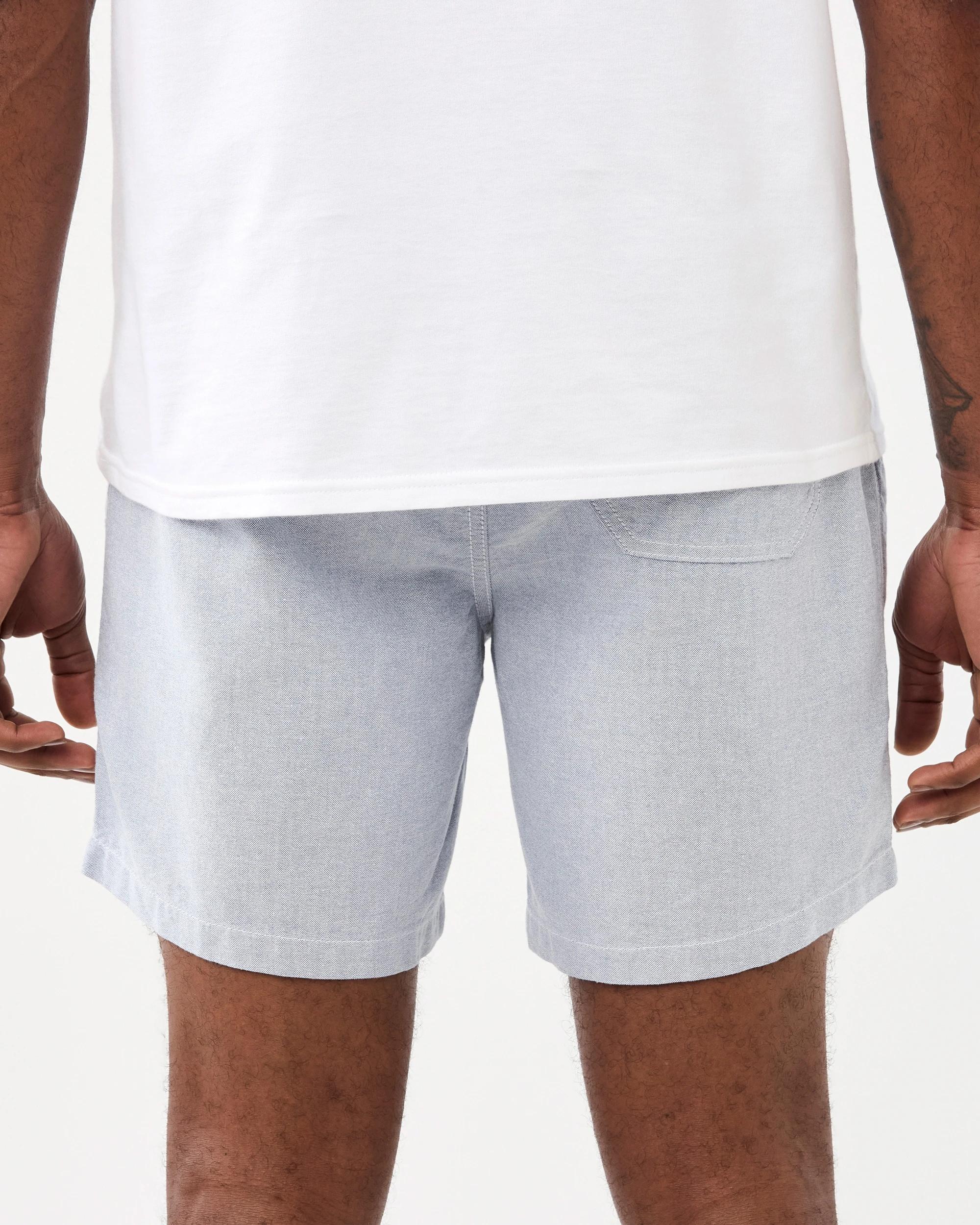 3 Elastic Waist Textured Volley Shorts Blu Yd, 3 of 7