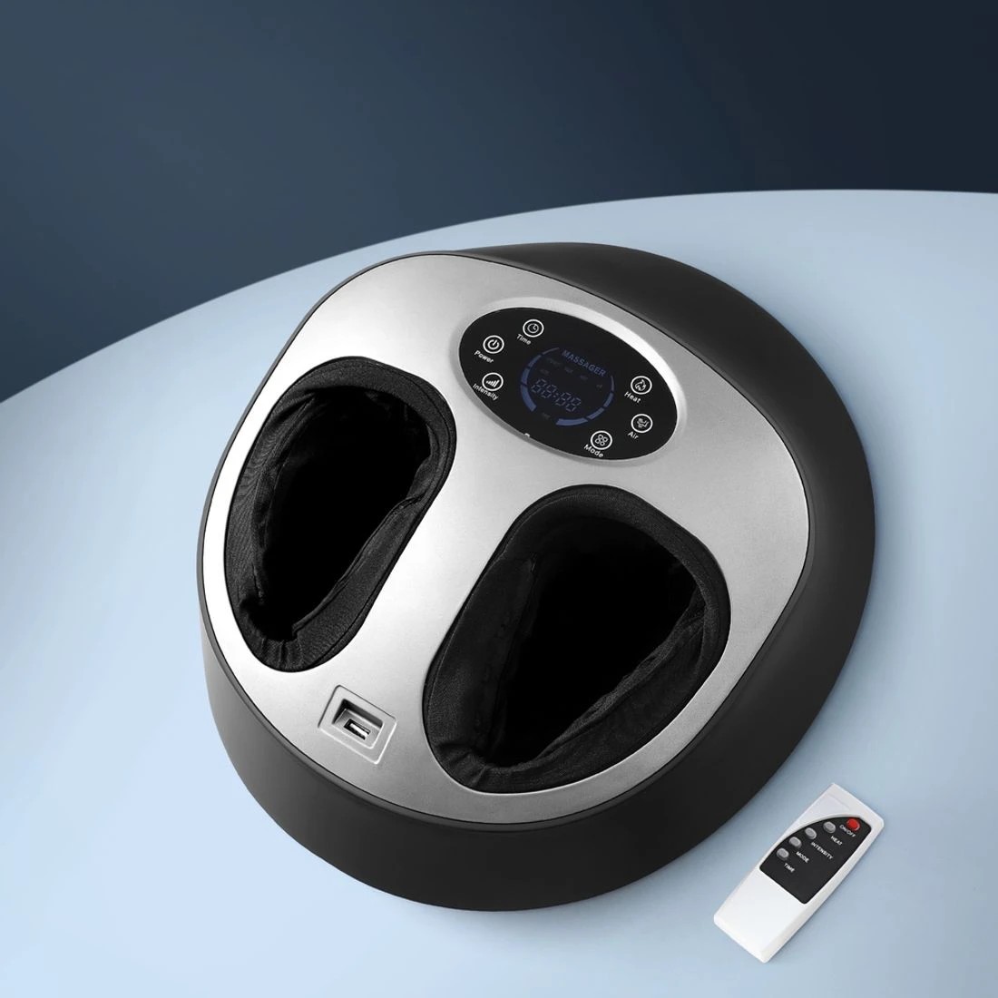 6 Livemor Kneading Heated Foot Massager Electric Massagers - Black, 6 of 6