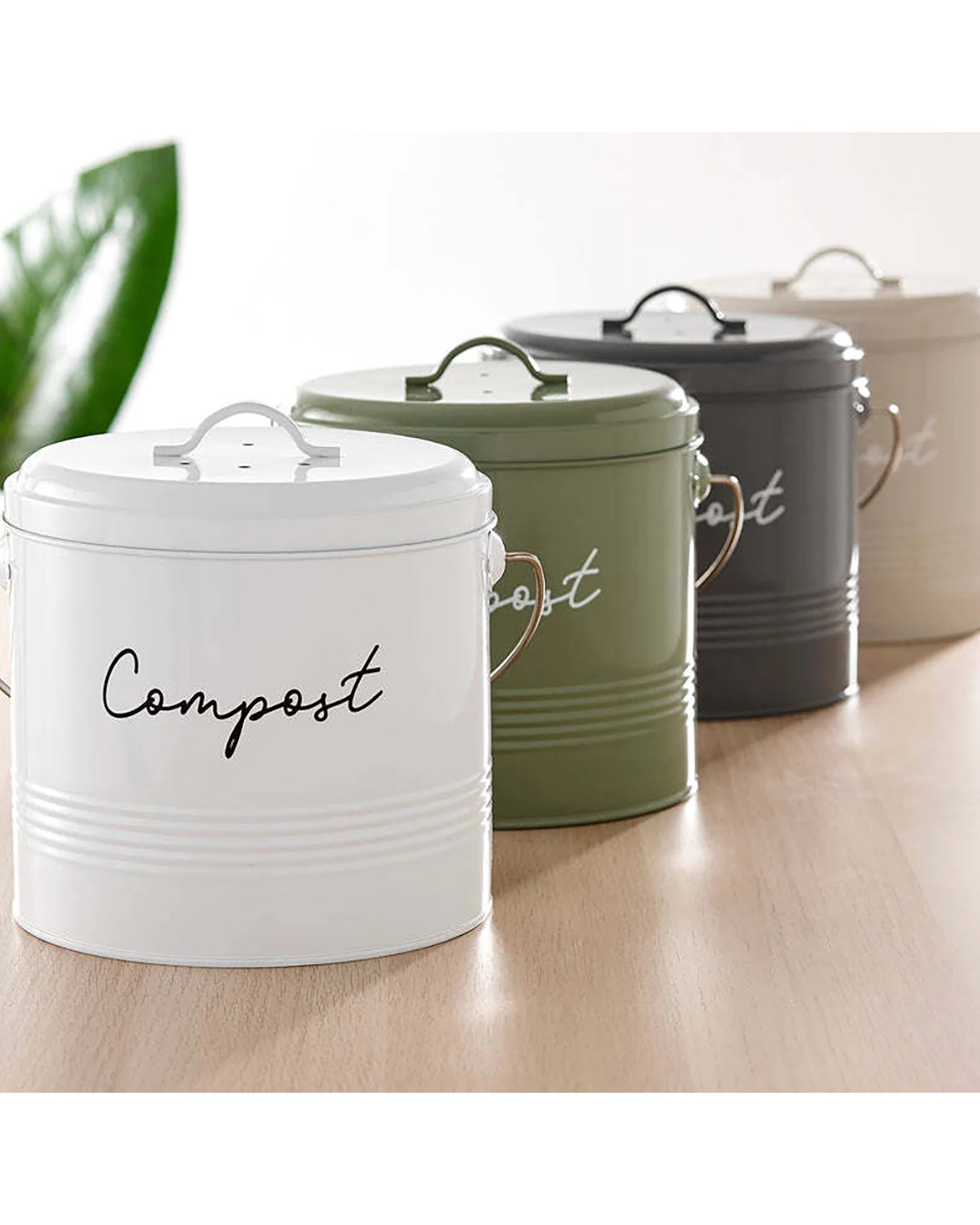 2 Ladelle Compost Bin 20cm - Charcoal, 2 of 4