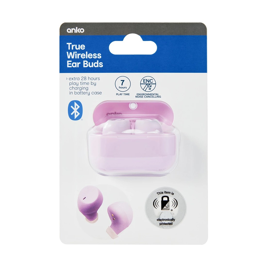 6 True Wireless Stereo ENC Ear Buds - Pink, 6 of 6
