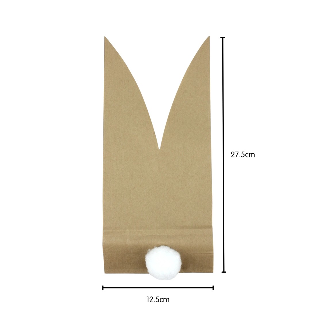 2 Unique Fluffy Bunny Tail Paper Lolly / Treat Bags Pack of 8, 2 of 2