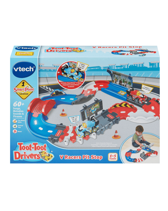 VTech Toot-Toot Drivers V Racers Pit Stop Playset