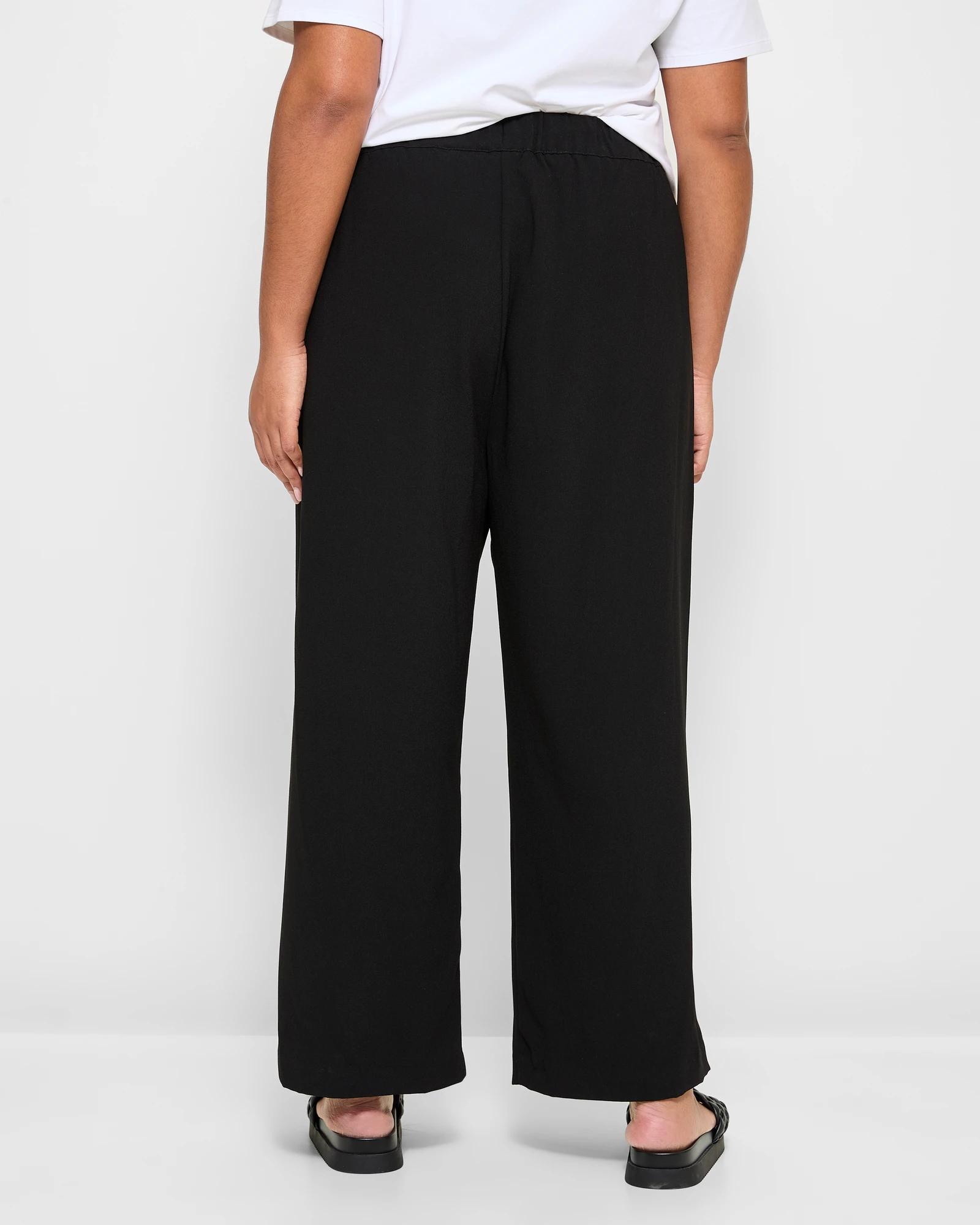 8 Target Plus Size Wide Leg Suit Pants BLACK, 8 of 10