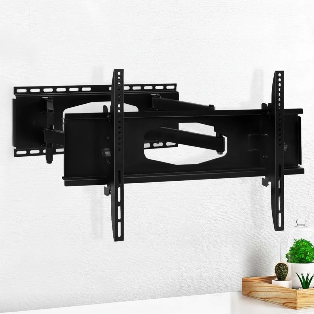 6 Artiss TV Wall Mount Bracket for 32"-80" LED LCD Full Motion Dual Strong Arms - Black, 6 of 6
