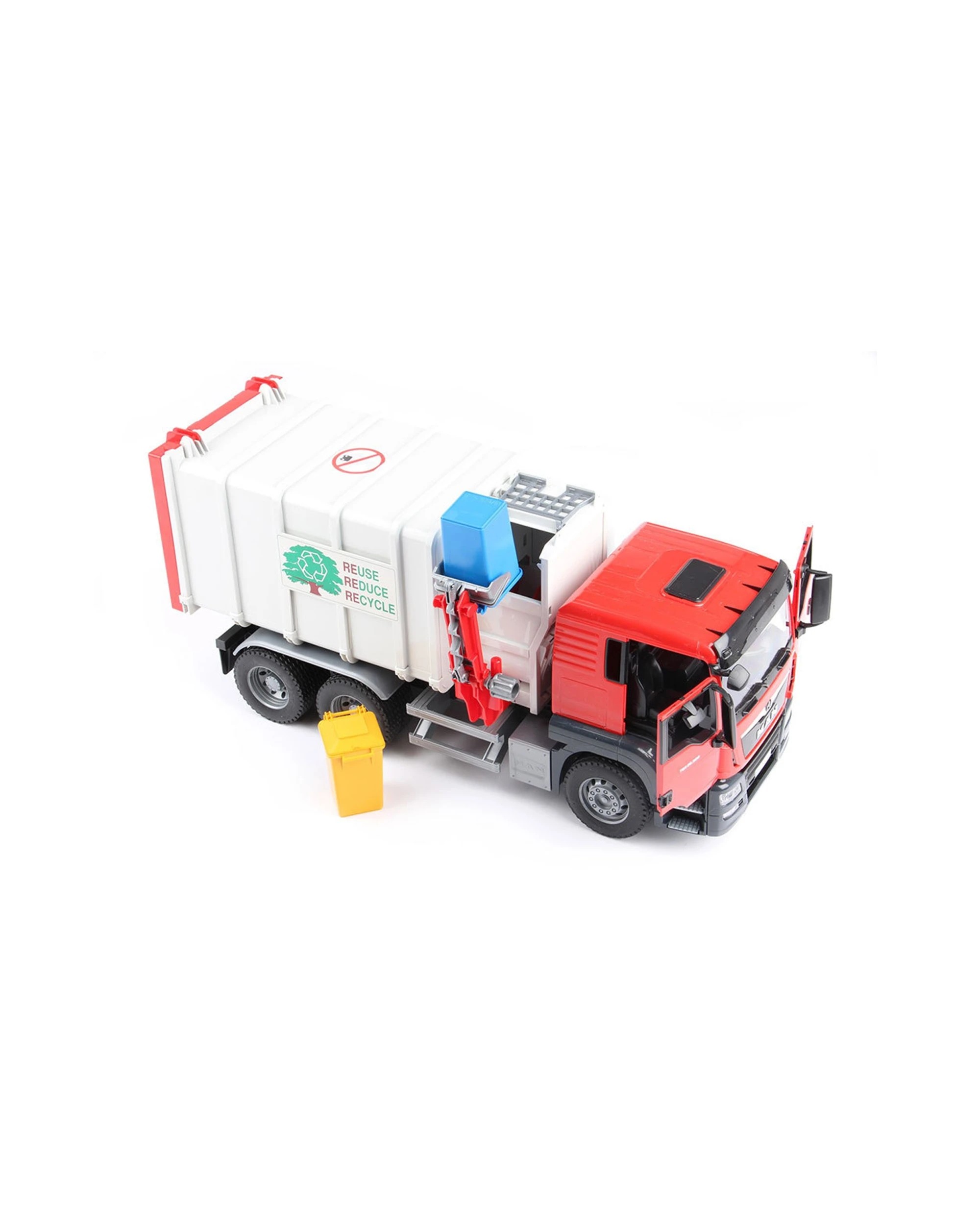 2 Bruder Man Tgs Side Loading Garbage Truck 1 16 Scale With 2 Bins Kids Toy. - Multi, 2 of 6