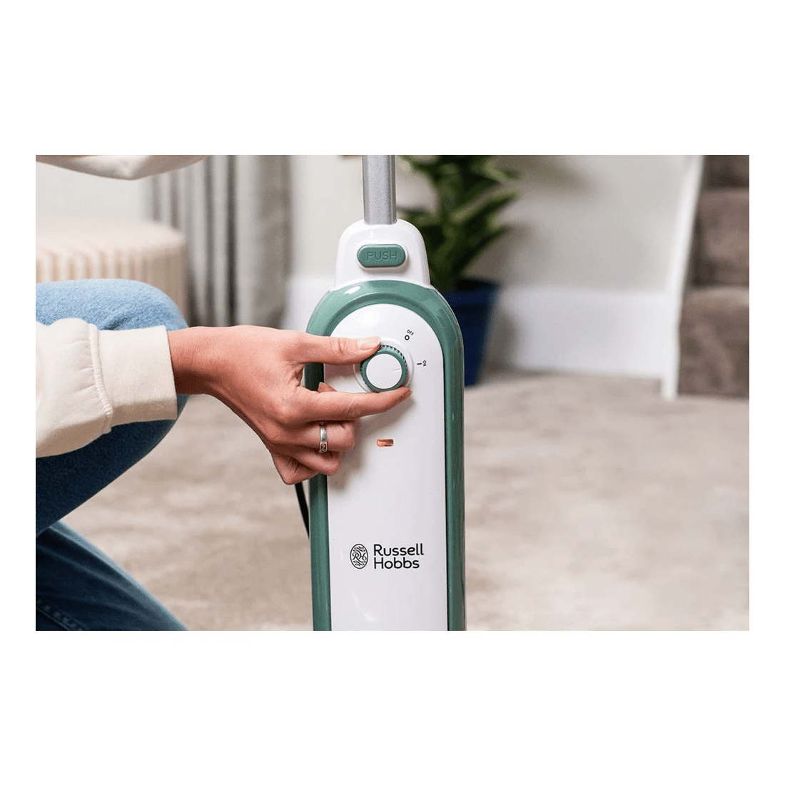 8 Russell Hobbs Steam & Clean Steam Mop Sage Green, 8 of 10