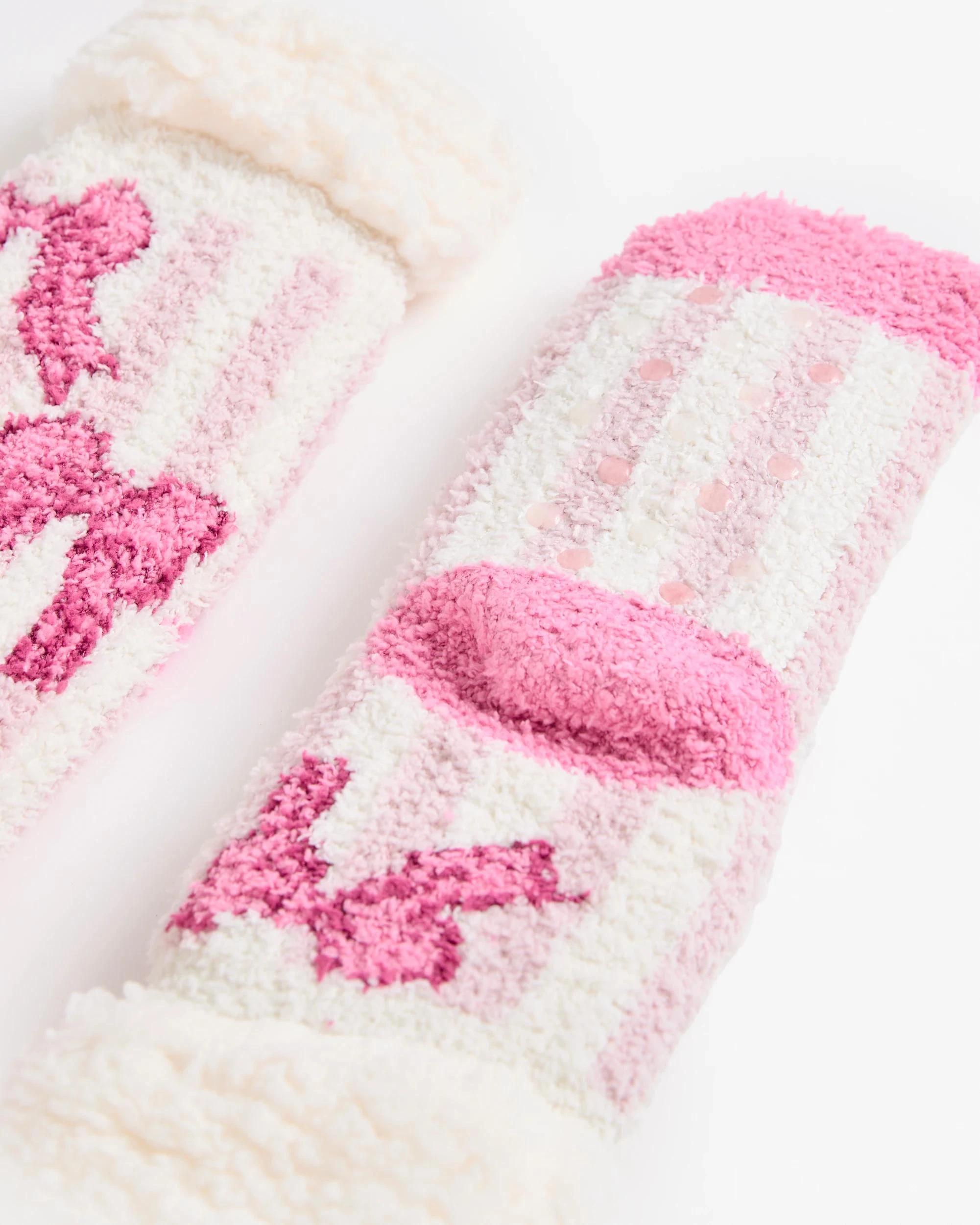 3 Maxx Girls Home Socks BOWS, 3 of 4
