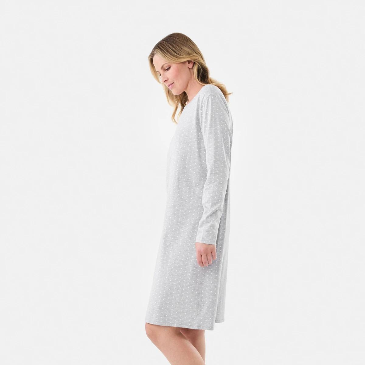 2 Long Sleeve Nightie Heart Dot, 2 of 7