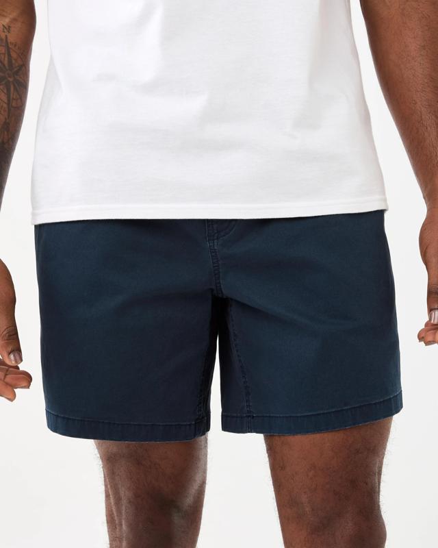 Elastic Waist Washed Volley Sh