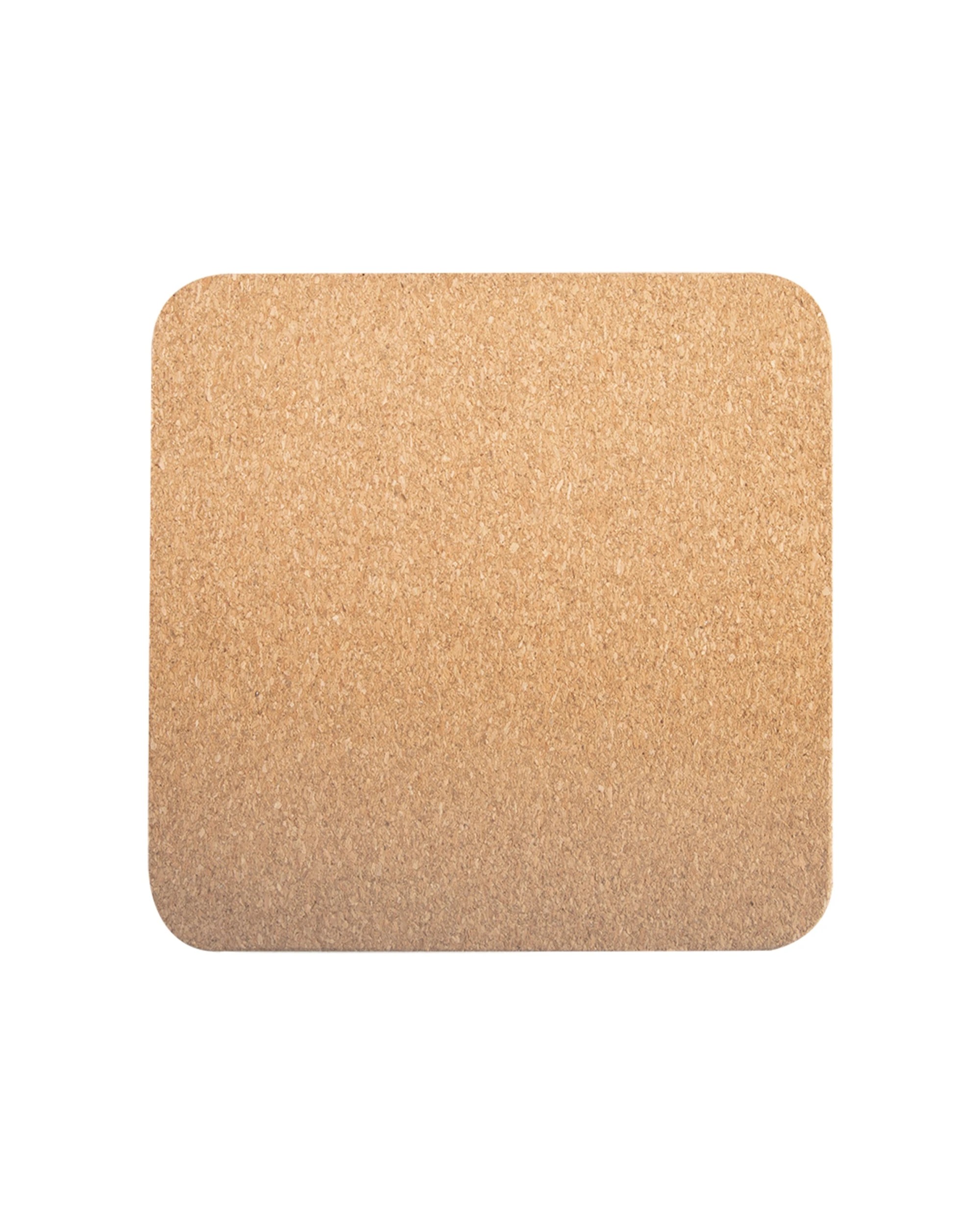3 Appetito 2pc Square Cork Trivets 20x20cm Cork Moisture Mould Resis - Natural, 3 of 4