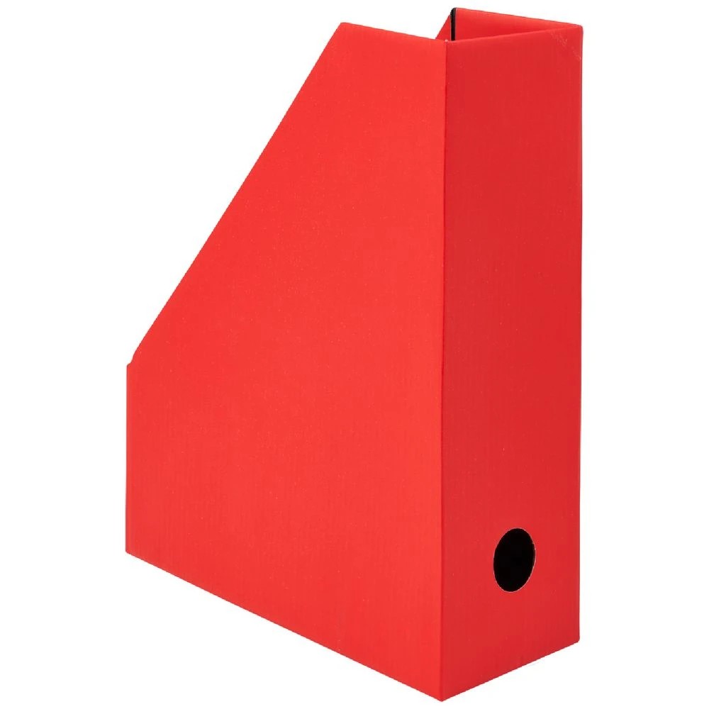 3 J.Burrows Collapsible Magazine File Red, 3 of 4
