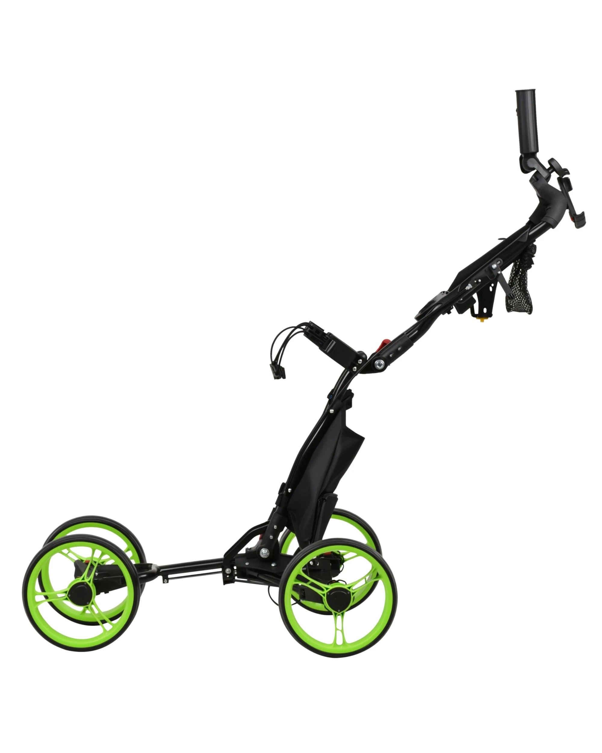 4 Advwin Foldable Golf Push Cart with 4-Wheel - Green, 4 of 6