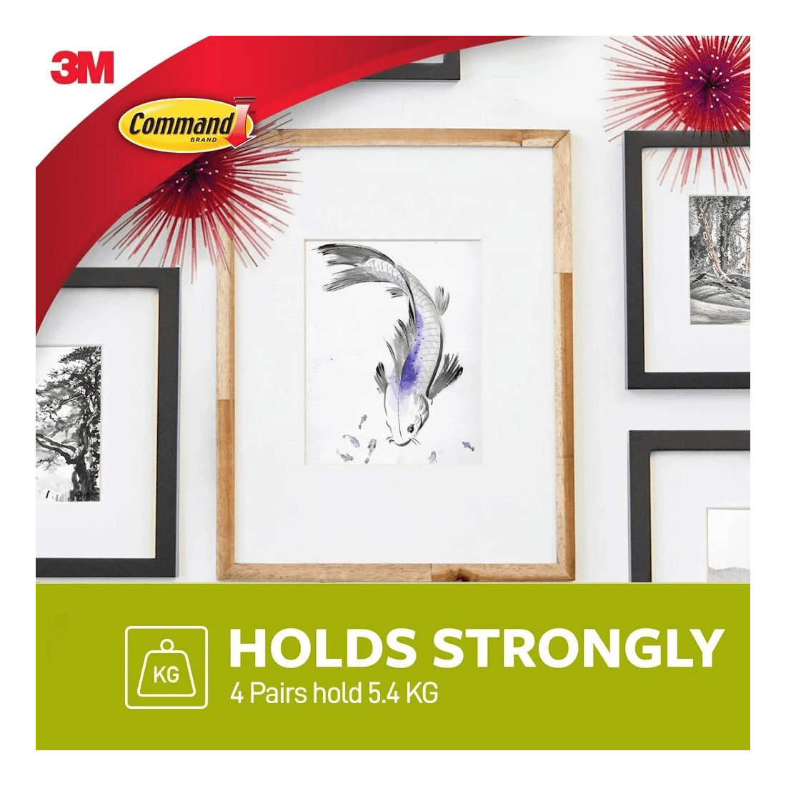 3 6 Pack 3M Command Mounting Hooks - Medium, 3 of 7