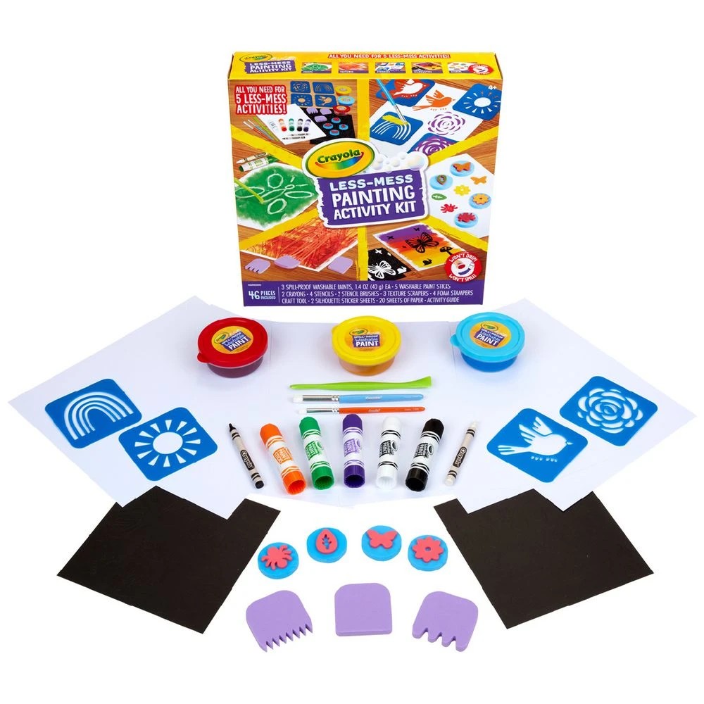 3 Crayola Creations Less Mess Painting Activity Kit, 3 of 4