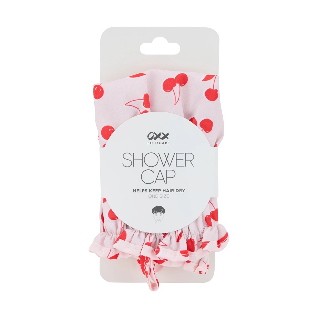 4 OXX Bodycare Shower Cap - Cherry, 4 of 4