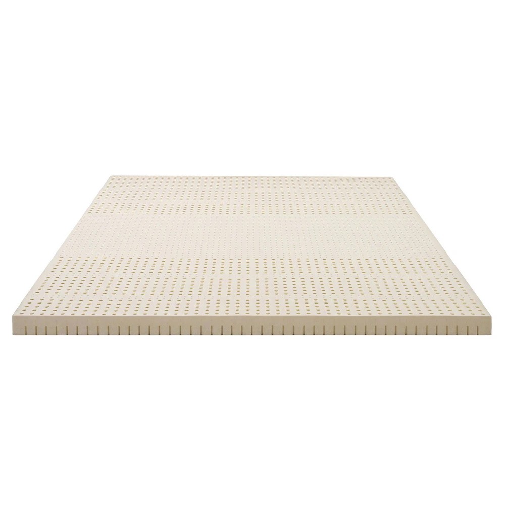 2 Giselle Bedding Latex Mattress Topper 7.5cm King - King Bed - Natural, 2 of 8