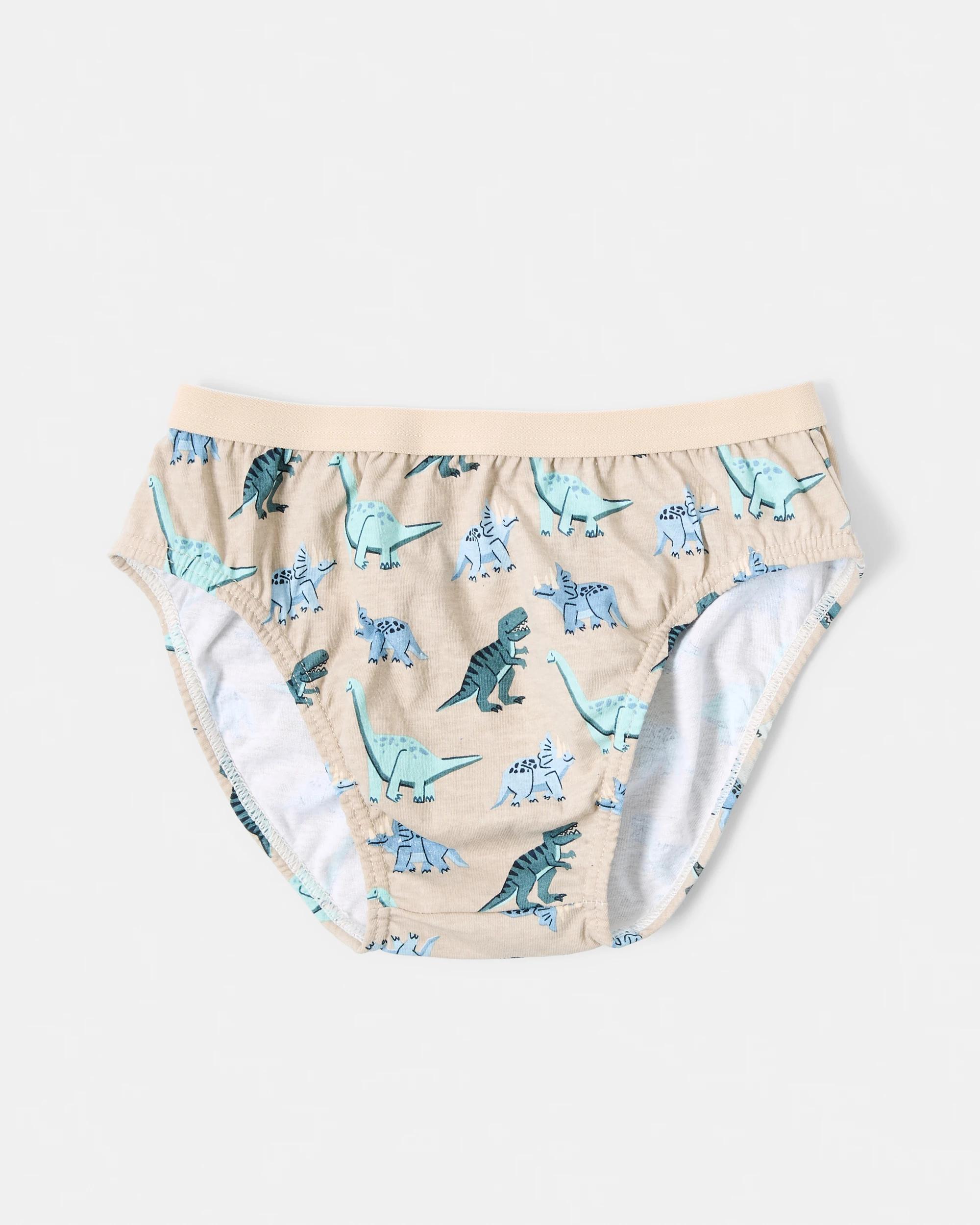 9 7 Pack Print Briefs Nvy Dinos, 9 of 10