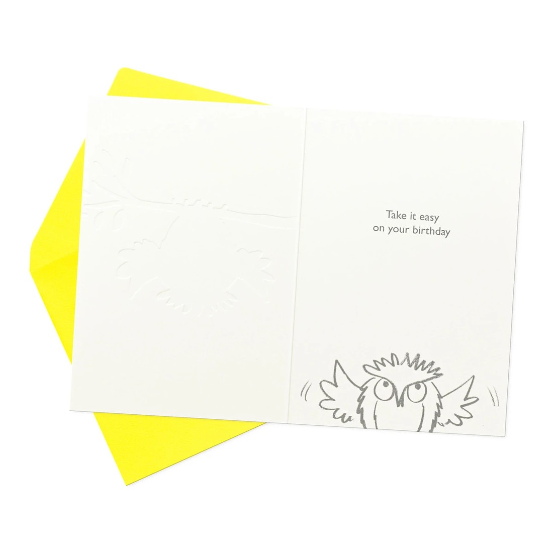 2 Hallmark Birthday Card - Hanging Owl, 2 of 3