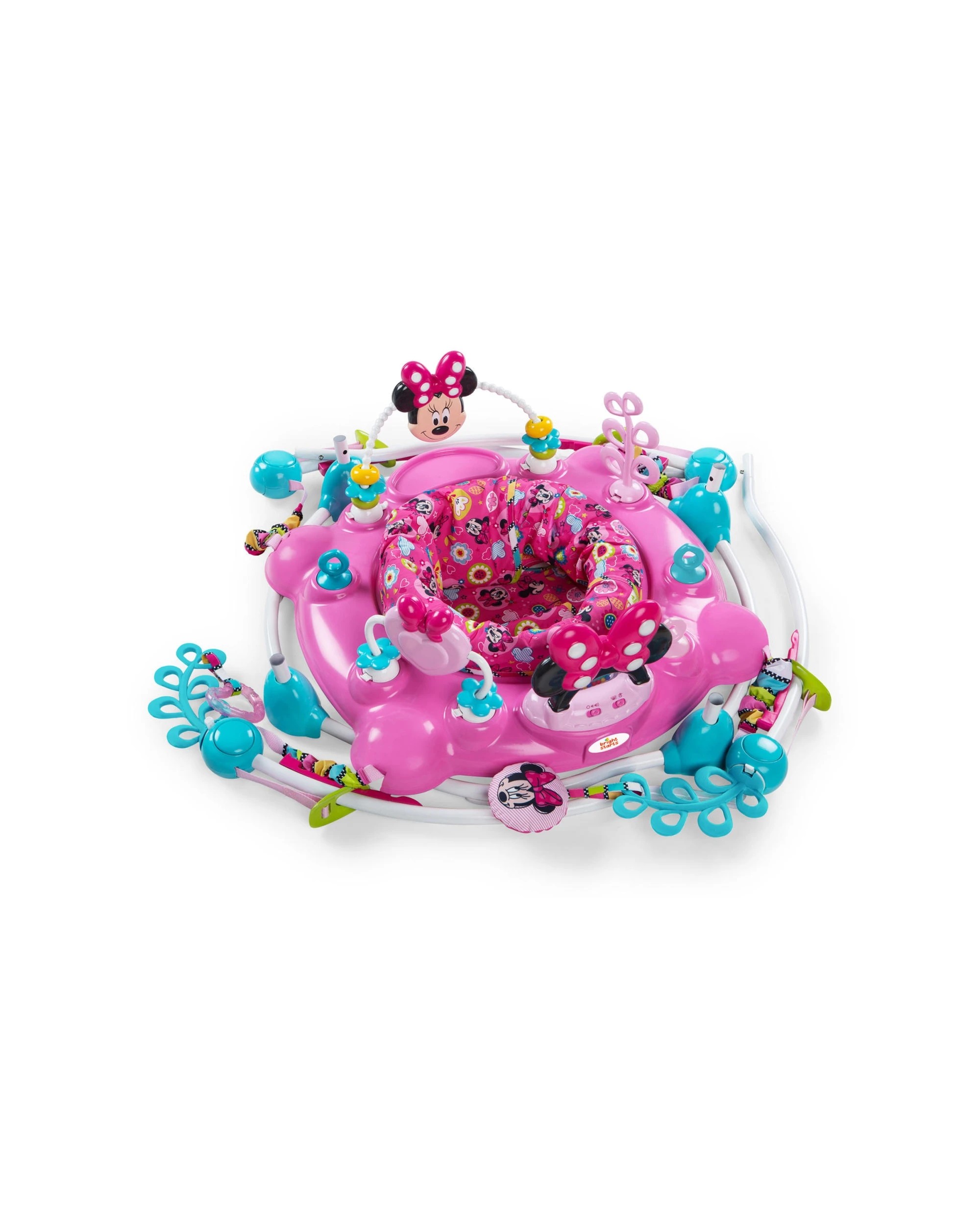 9 Bright Starts Minnie Mouse Baby Jumper Activity Centre Rotating Seat 6 Months - Multi, 9 of 9