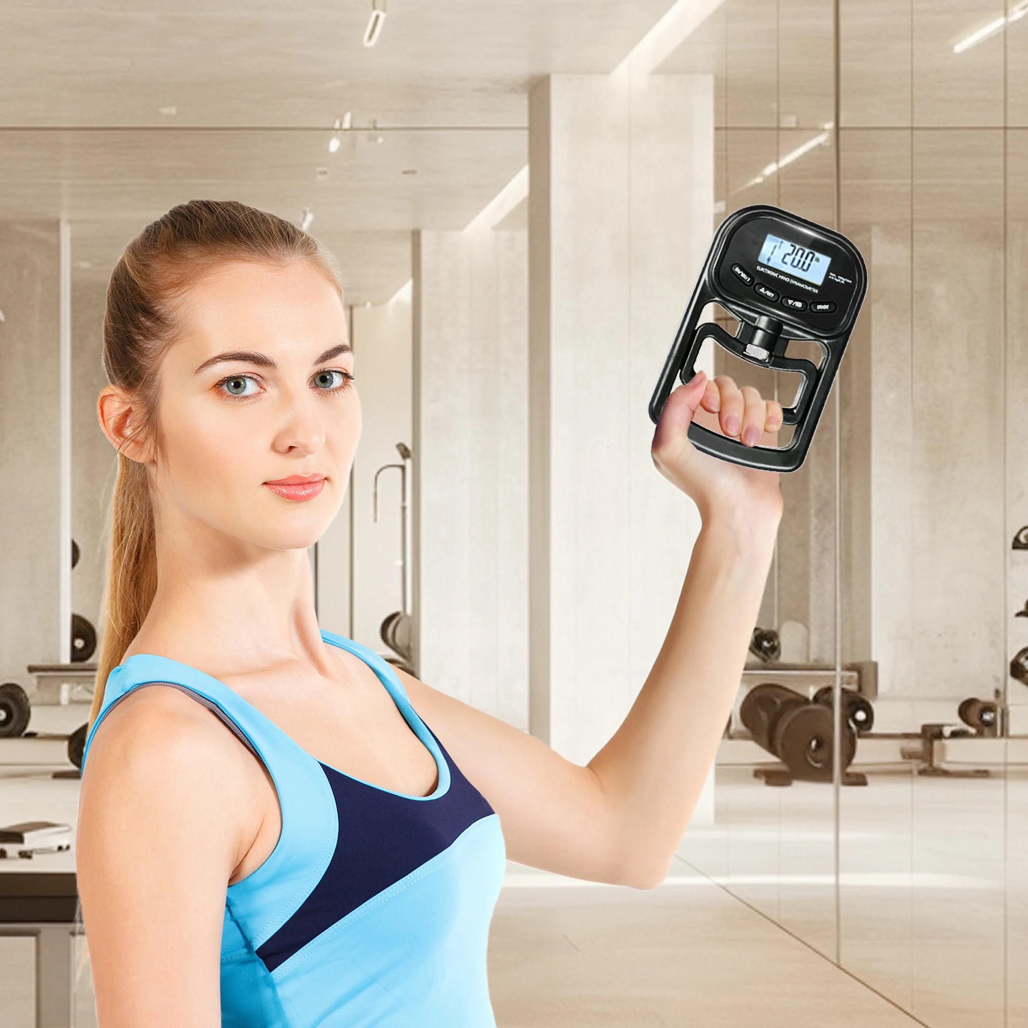 7 Centra Electronic Hand Dynamometer Grip Strength Tester Trainer 180kg Home Use, 7 of 8