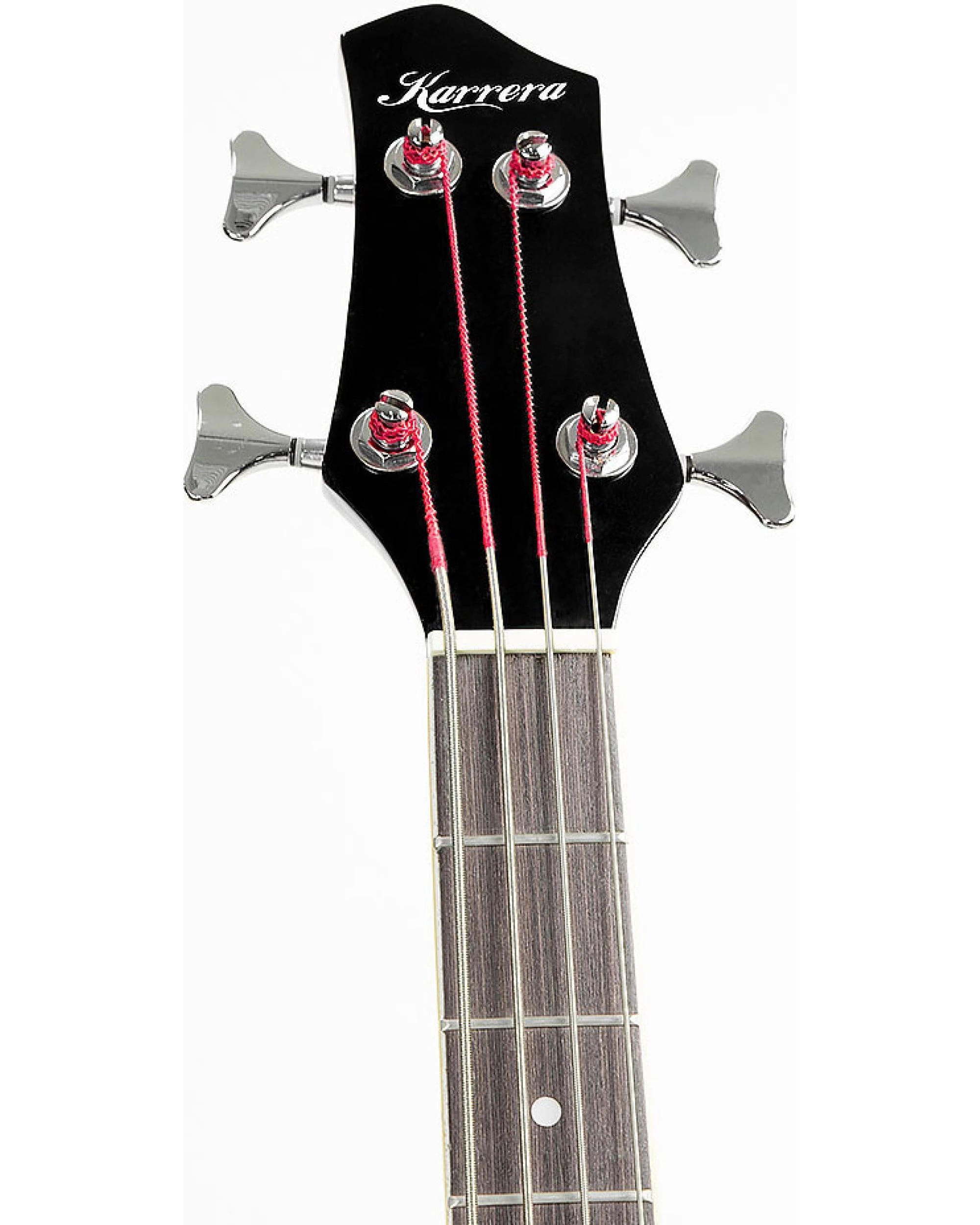 4 Karrera 43in Acoustic Bass Guitar - Black, 4 of 7