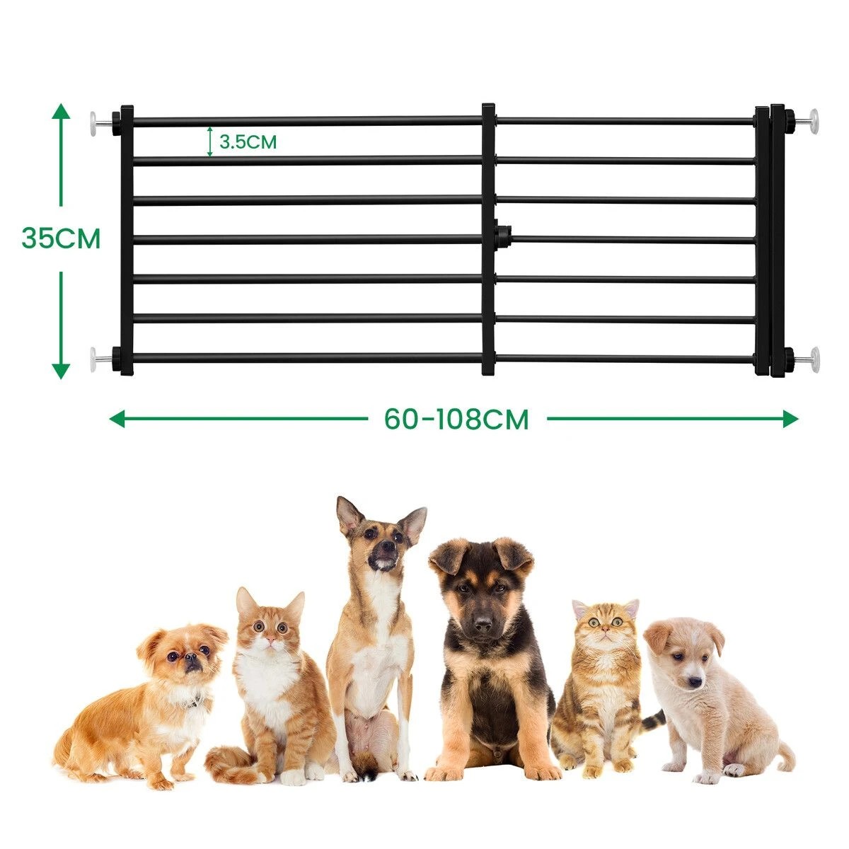 2 Pet Scene Pet Dog Safety Gate Cat Fence Enclosure Safe Guard, 2 of 4