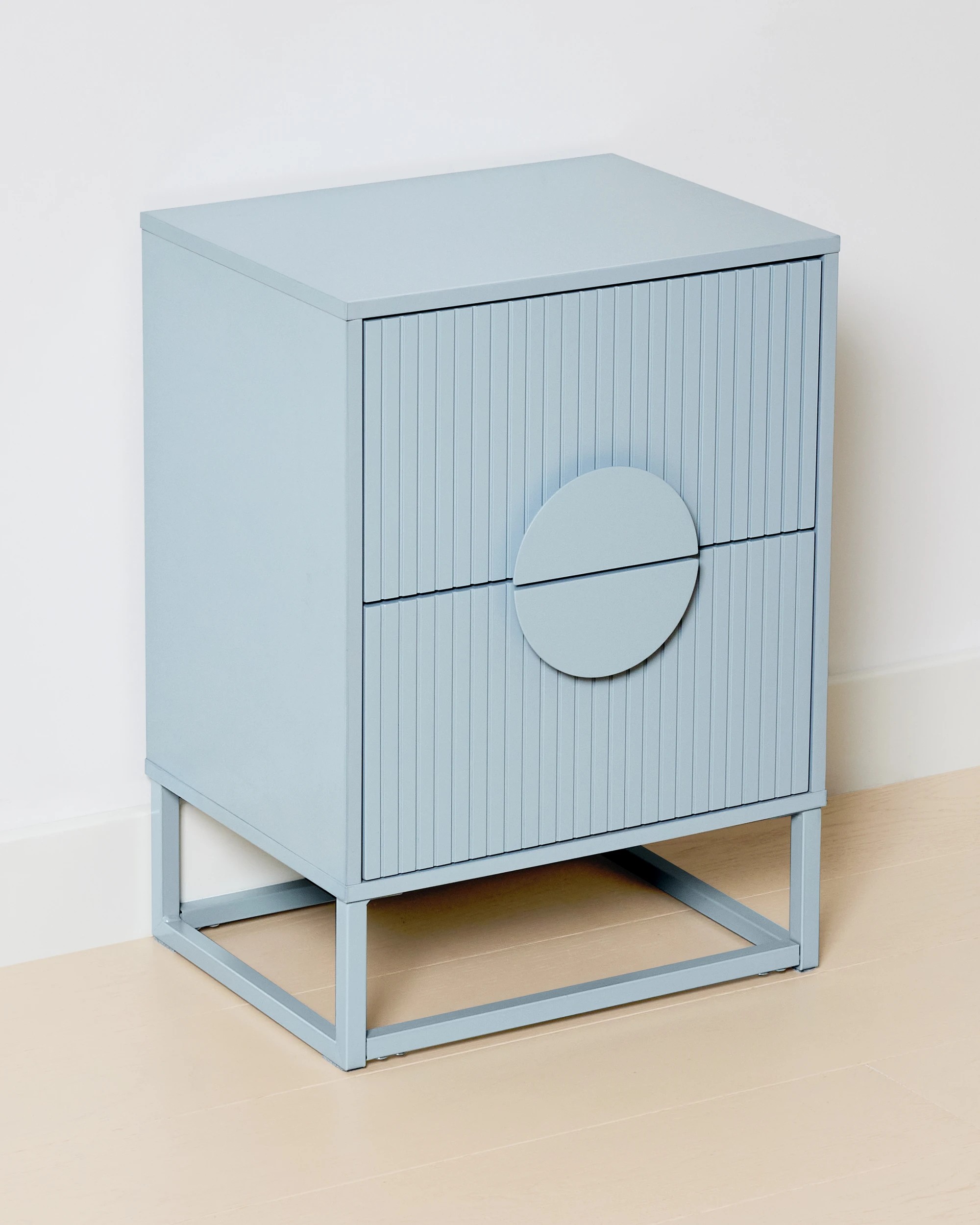 2 Stevie 2 Drawer Bedside Table - Blue, 2 of 7