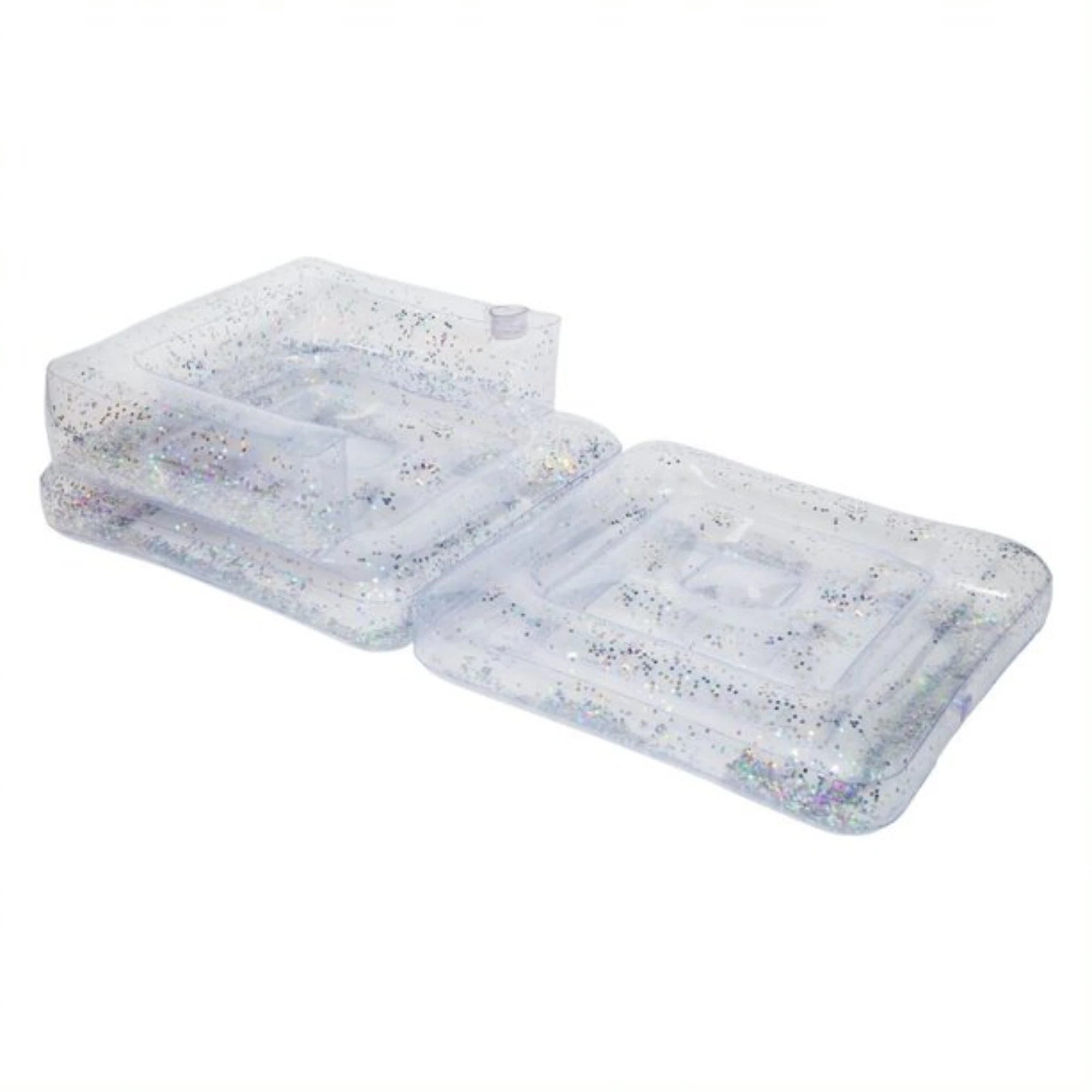 Sunnylife Inflatable Lilo Chair - Clear Glitter Confetti - Clear - Kmart