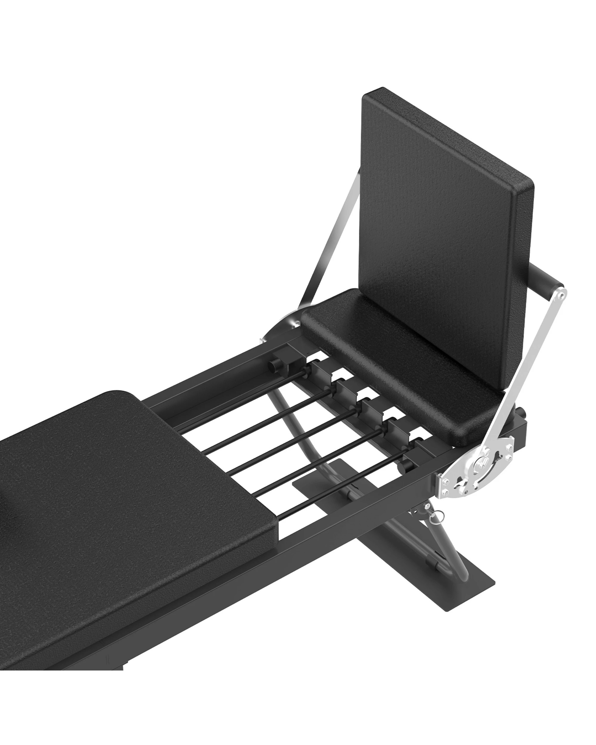 3 Advwin Foldable Pilates Exercise Machine with Jump Board & Reformer Box for Home, 120kg Capacity Black, 3 of 7