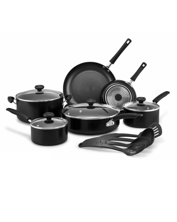 RACO Smartstart Nonstick Induction 6 Piece Cookware Set + 4 Bonus Tools - Black
