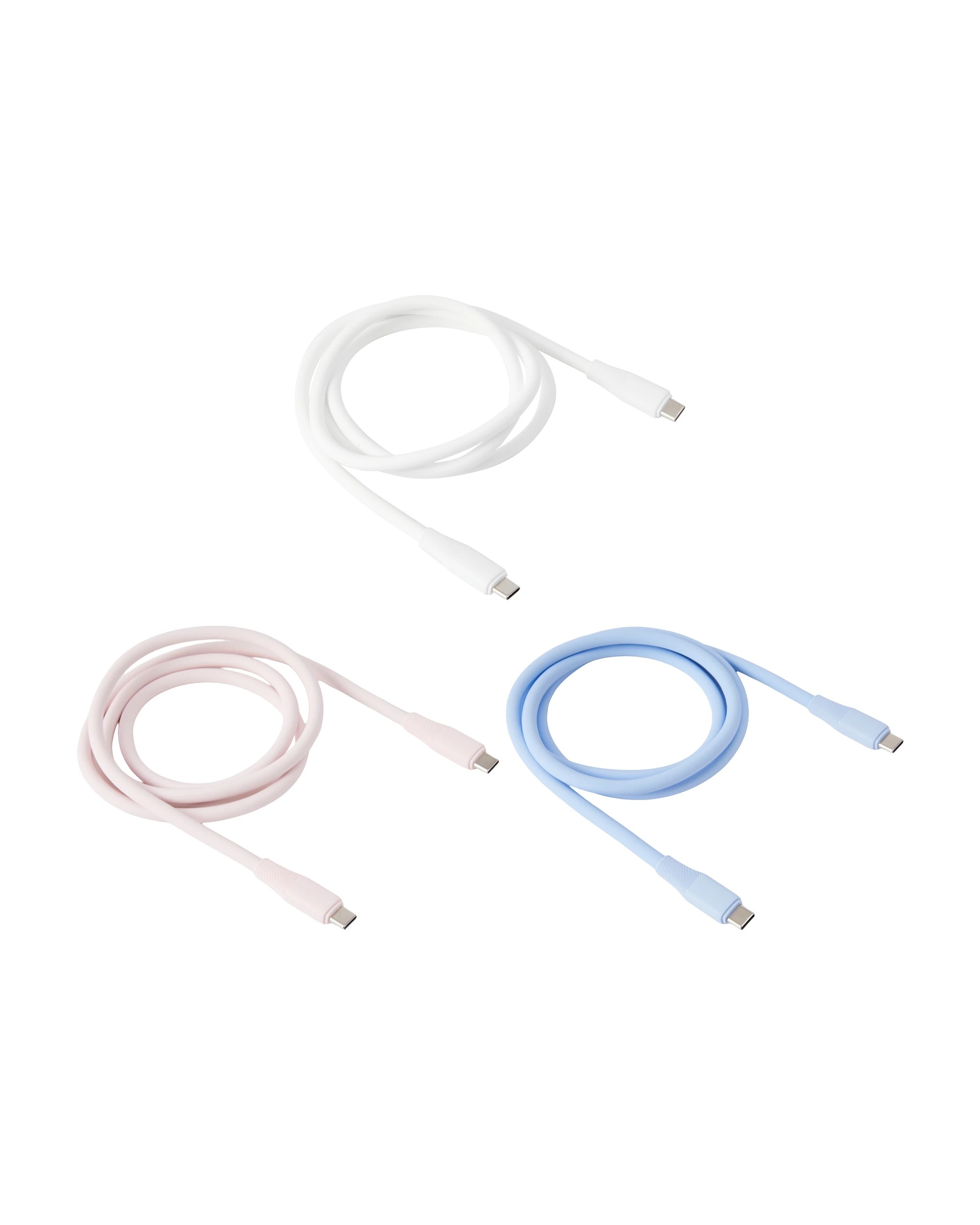 2 USB-C to USB-C Silicone Cable - Assorted, 2 of 5